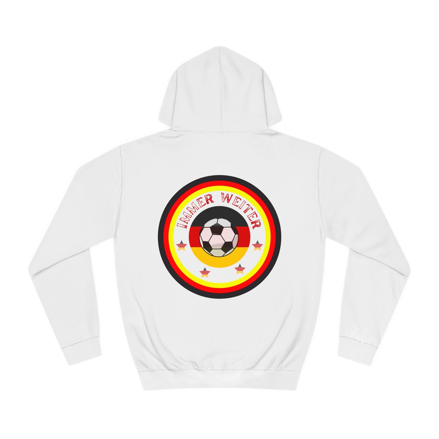 Einfach für Deutschland stehen - Immer witer - Hochwertige Unisex-Kapuzenpullover - Beidseitig