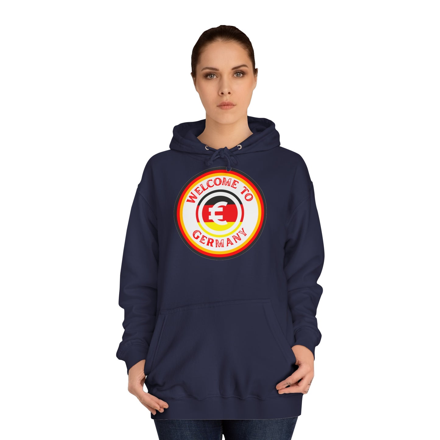 Willkommen in Deutschland, Welcome to Germany - auf hochwertige Unisex Hoodies tragen