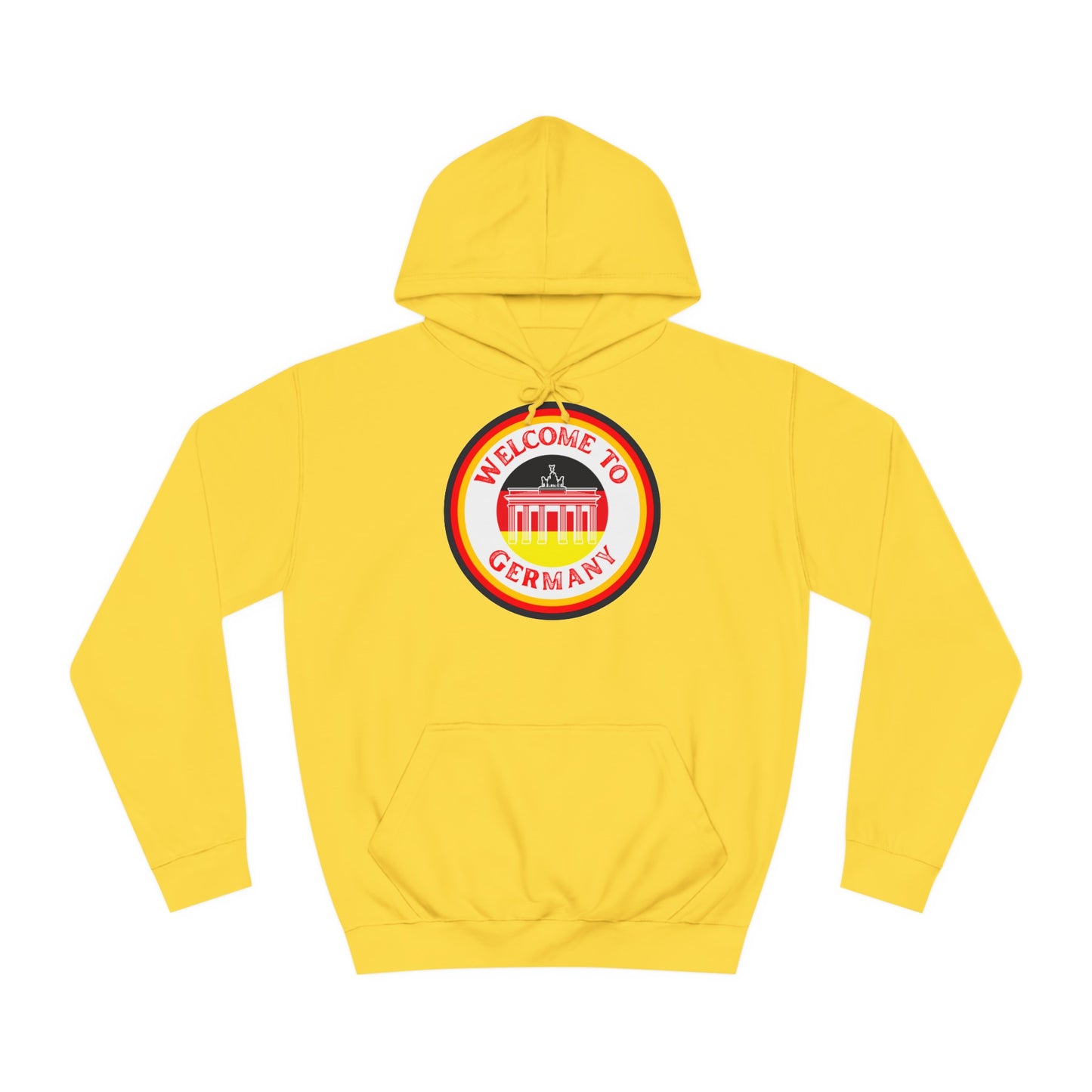 Willkommen in Deutschland - auf hochwertige Unisex Hoodies tragen - Beide Seiten gedruckt