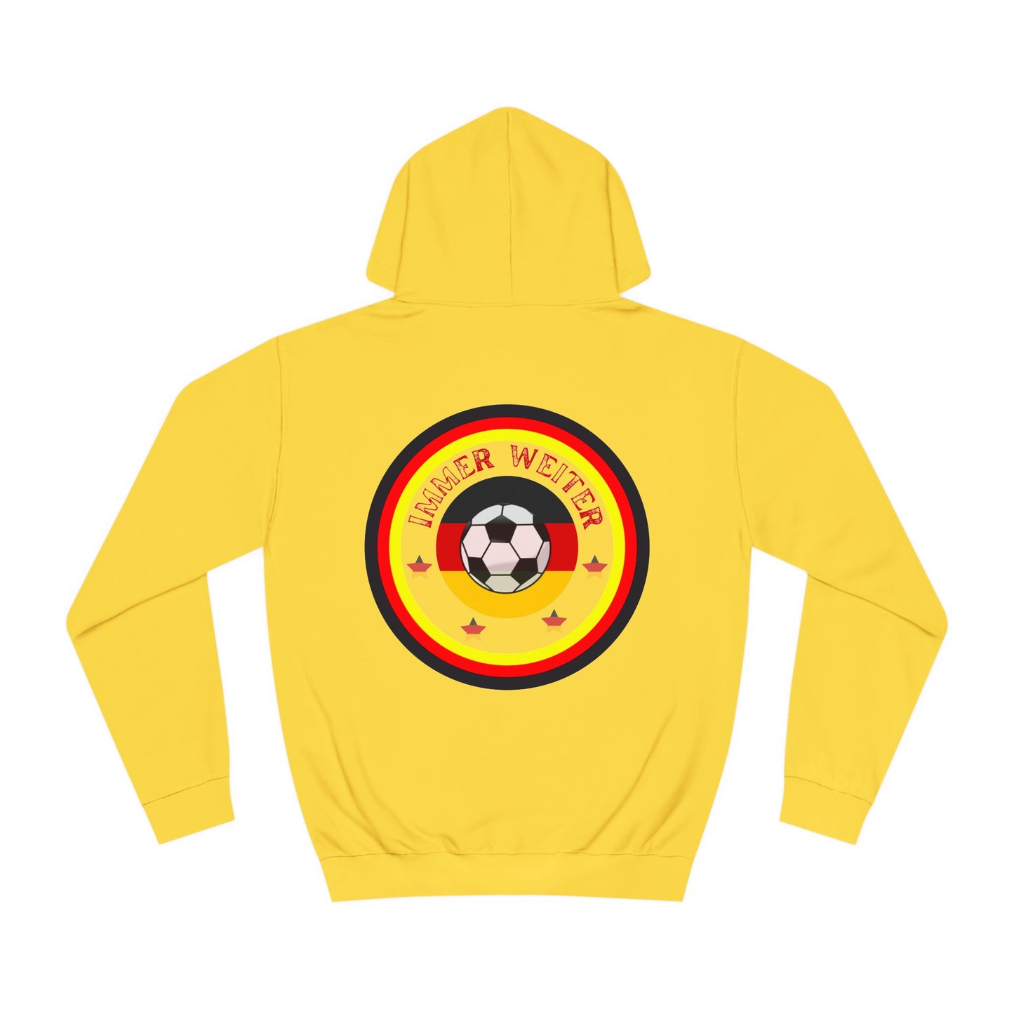 Einfach für Deutschland stehen - Immer witer - Hochwertige Unisex-Kapuzenpullover - Beidseitig