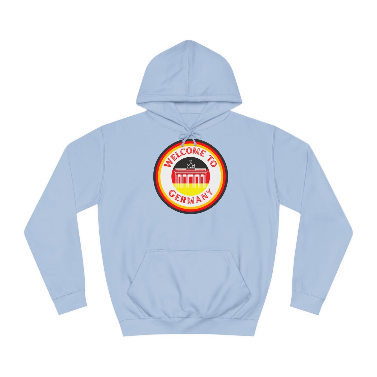 Willkommen in Deutschland - auf hochwertige Unisex Hoodies tragen - Beide Seiten gedruckt