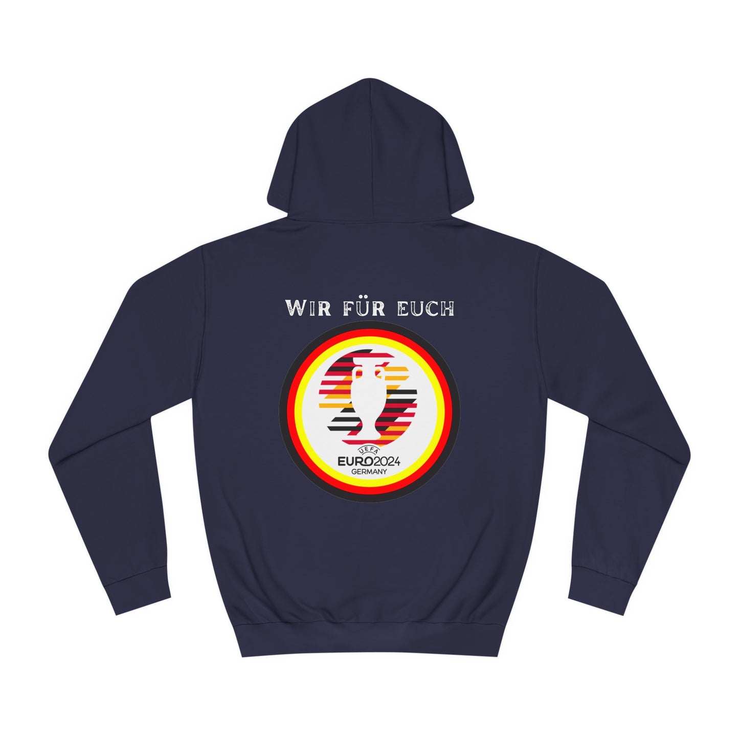 EM 2024 in Deutschland - Fußballs made in Deutschland - Beidseitig auf top Qualität Hoodies bedruckt