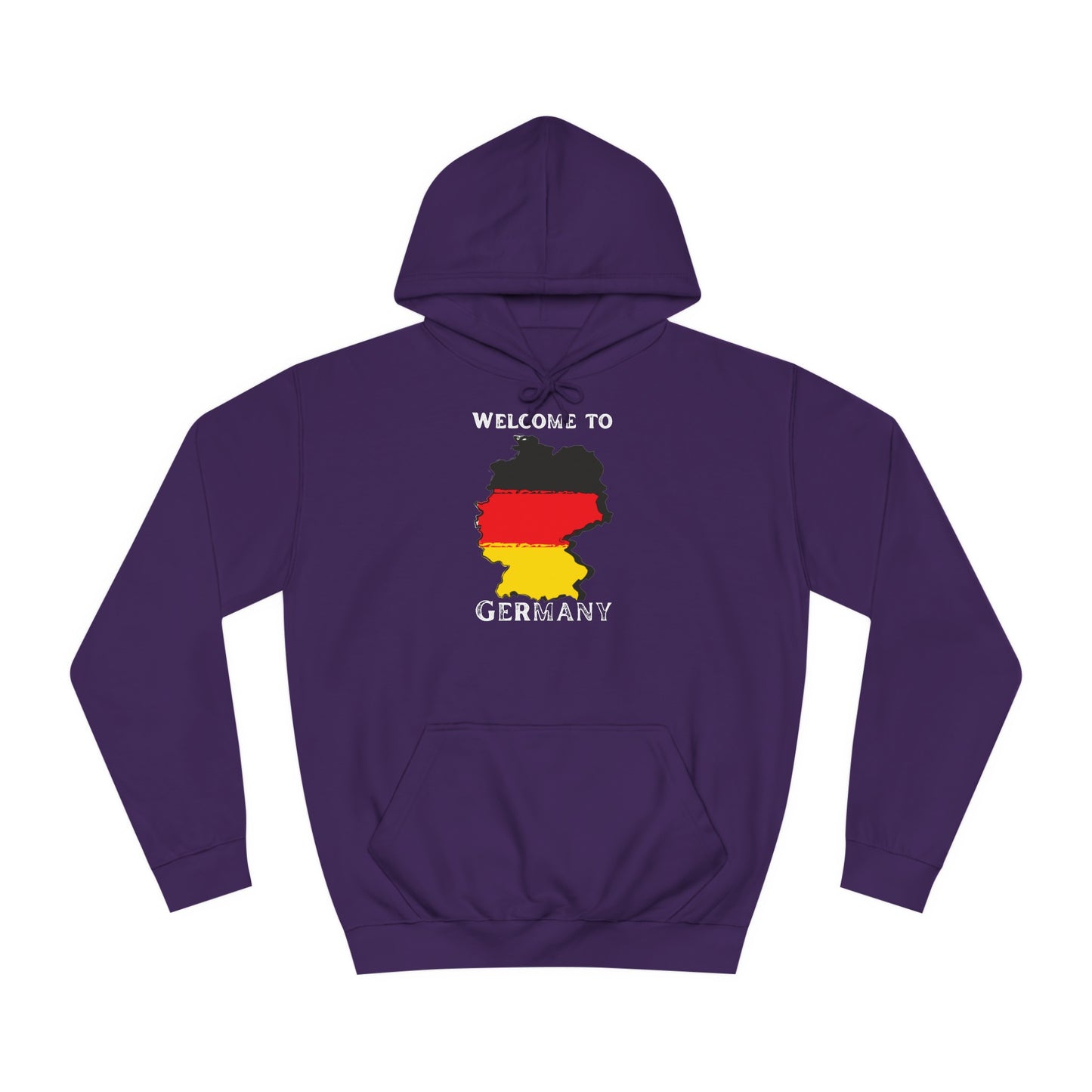 Welcome to Germany - Willkommen in Deutschland - Beidseitig bedruckt auf Unisex Hoodies