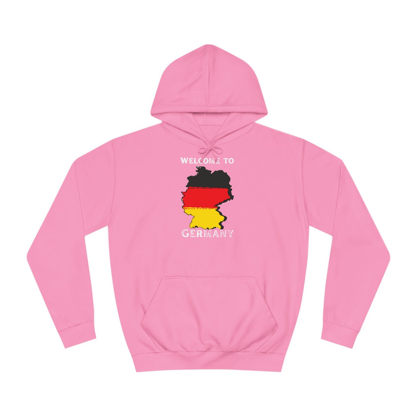 Welcome to Germany - Willkommen in Deutschland - Beidseitig bedruckt auf Unisex Hoodies
