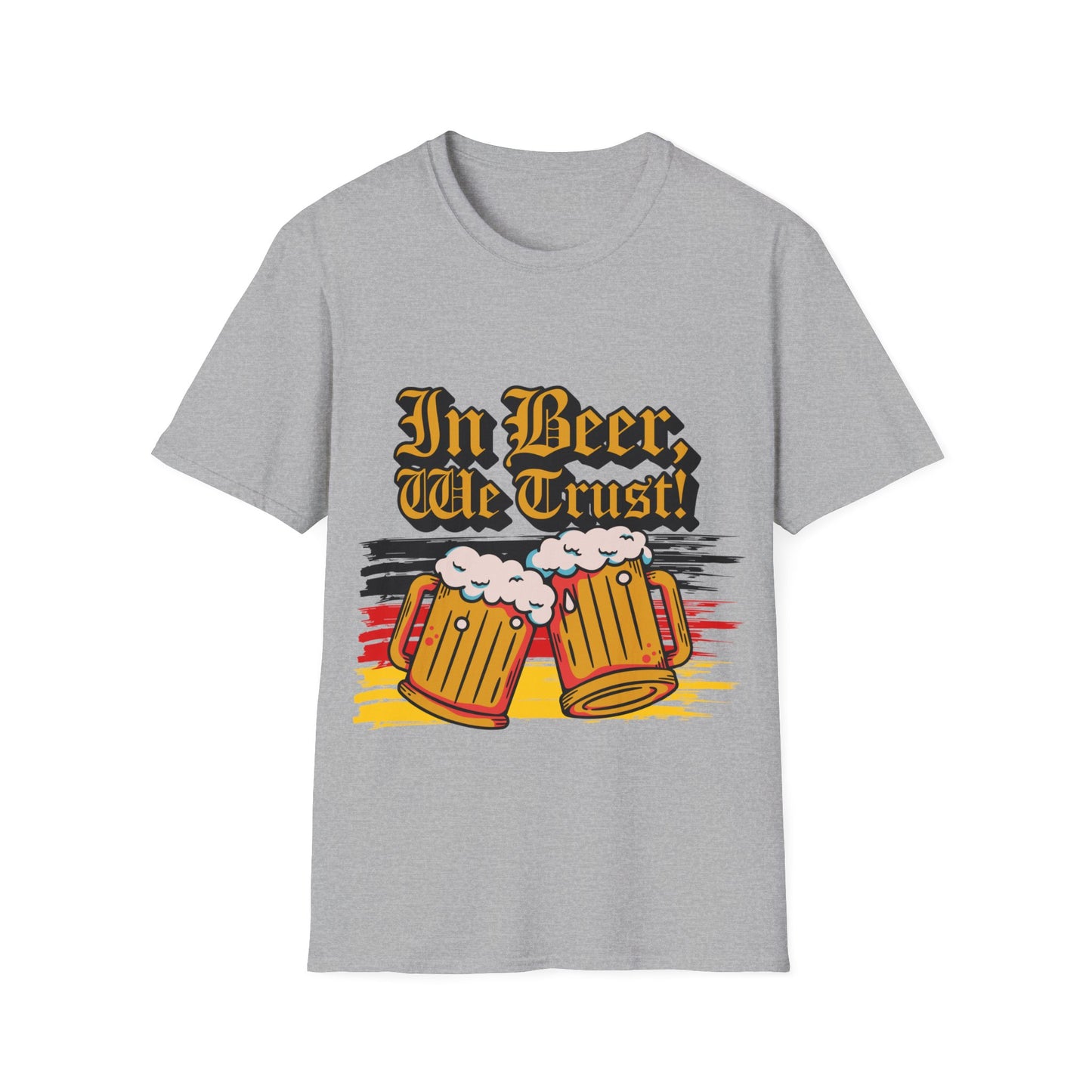 Prost und Cheers aus Deutschland - Auf trendigen Unisex T-Shirts, German Beer quality
