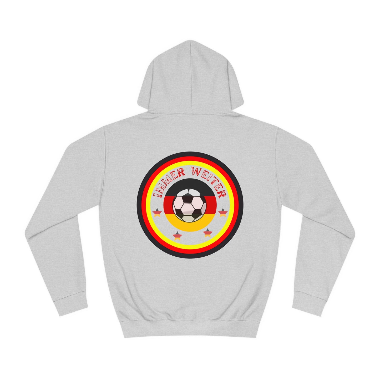 Einfach für Deutschland stehen - Immer witer - Hochwertige Unisex-Kapuzenpullover - Beidseitig