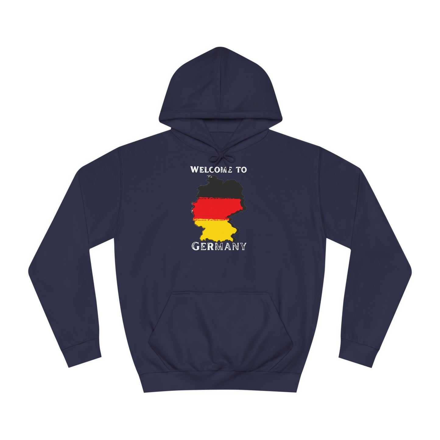 Welcome to Germany - Willkommen in Deutschland - Beidseitig bedruckt auf Unisex Hoodies