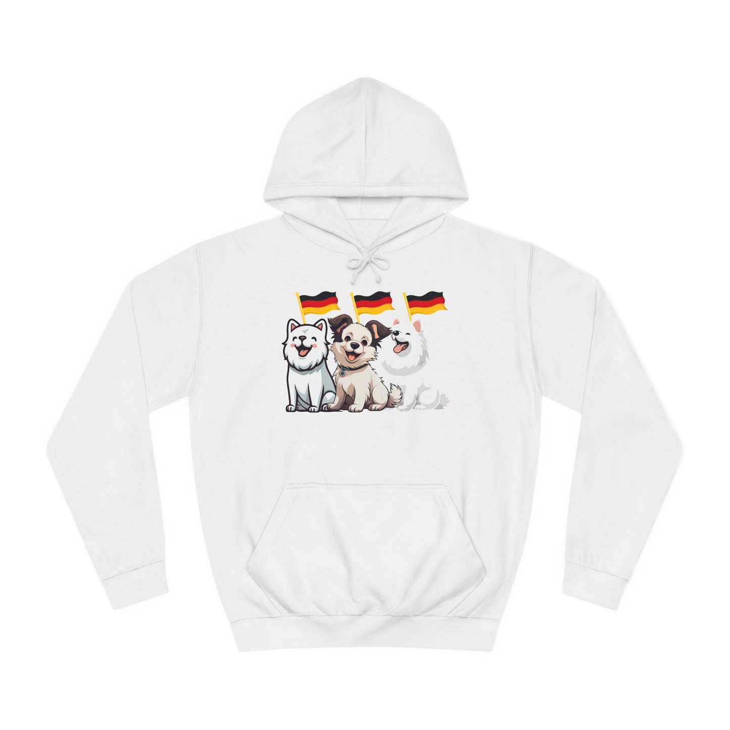Deutsche Welpen als beste Fans aller Zeiten - gedruckt auf hochwertigen Hoodies.