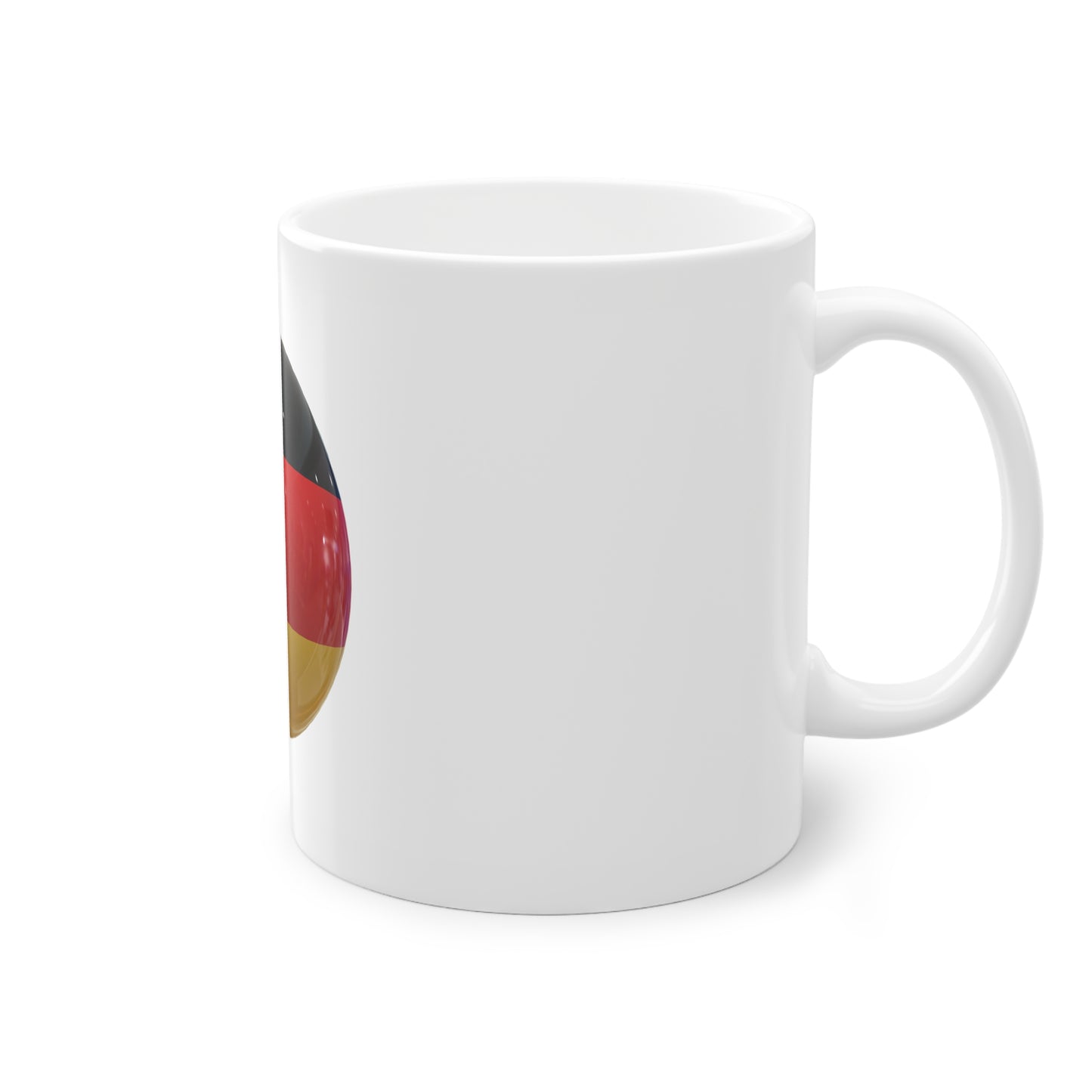 Die wahre Leidenschaft für Fußball - auf Kaffeetassen bedruckt - Farbe: weiß, Standardtasse, groß 11 Unzen