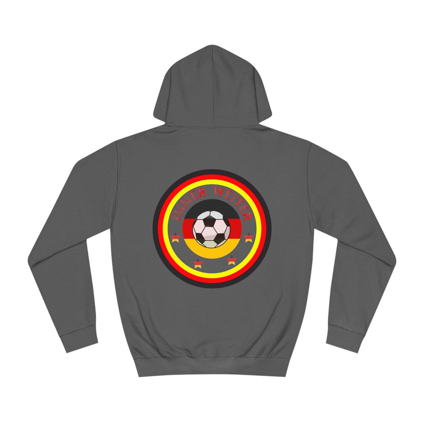 Einfach für Deutschland stehen - Immer witer - Hochwertige Unisex-Kapuzenpullover - Beidseitig