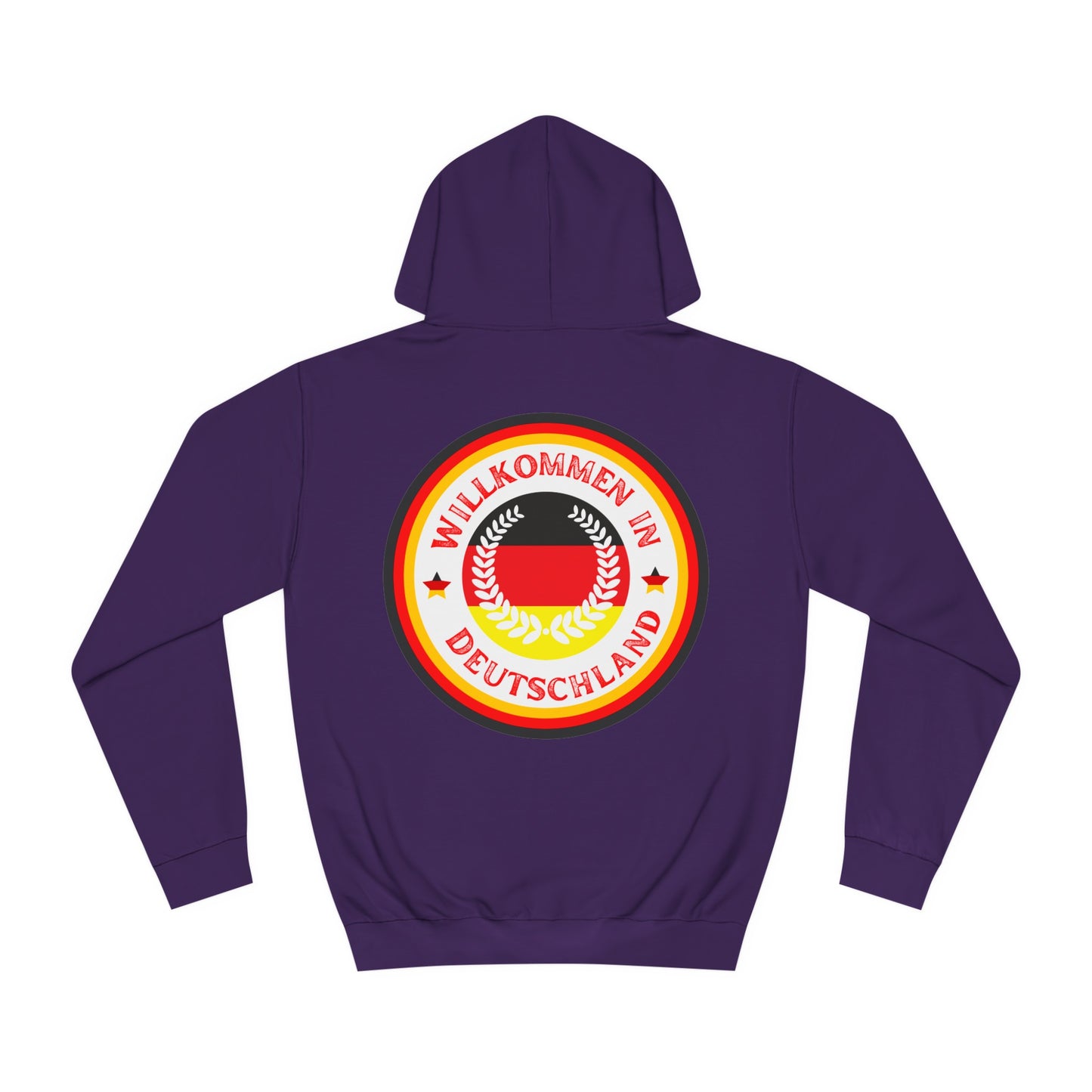Welcome to Germany - Willkommen in Deutschland - Beidseitig bedruckt auf Unisex Hoodies
