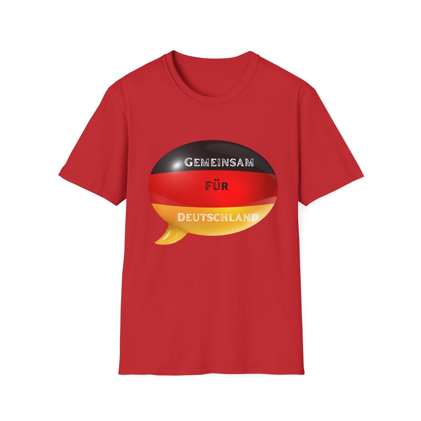 Fußballfan Unisex T-Shirts - Gemeinsam für Deutschland - Allez Team Germany!