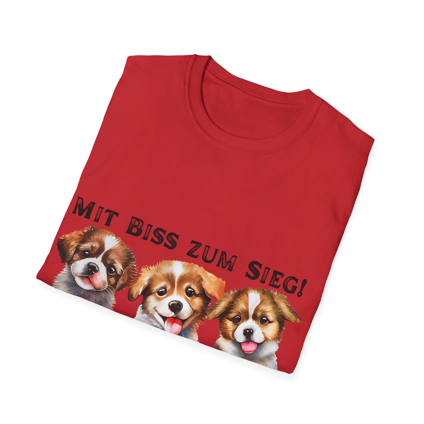 Deutsche Hunde für die Nationalmannschaft, Fußballfan Unisex T-Shirts tragen mit bis zum Sieg