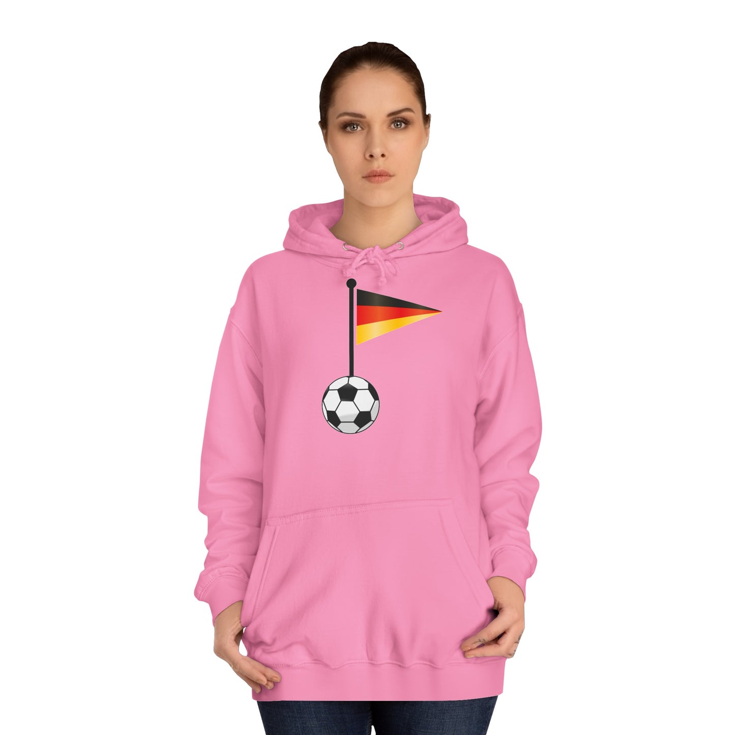 Einfach für Deutschland stehen - Immer witer - Hochwertige Unisex-Kapuzenpullover - Beidseitig