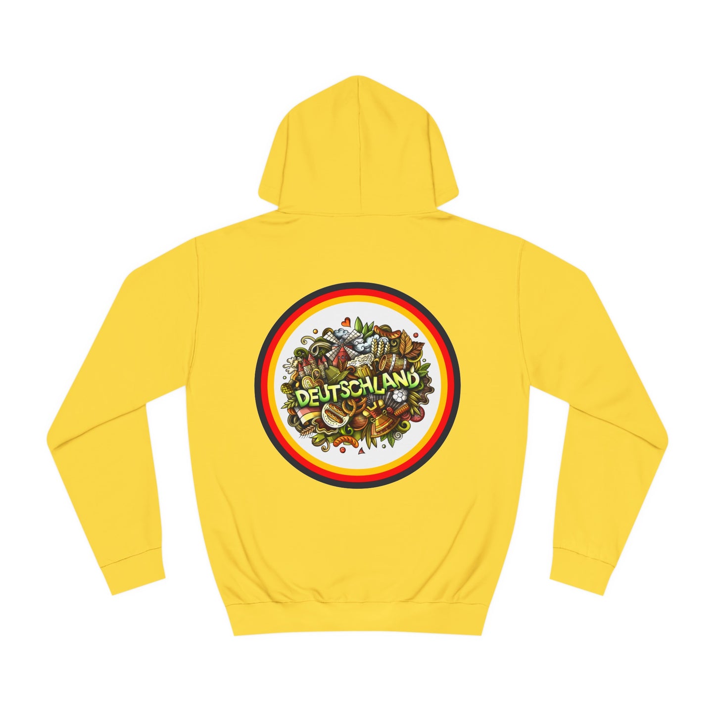 Bier Fans für Deutschland - auf Unisex Hoodies beidseitig bedruckt
