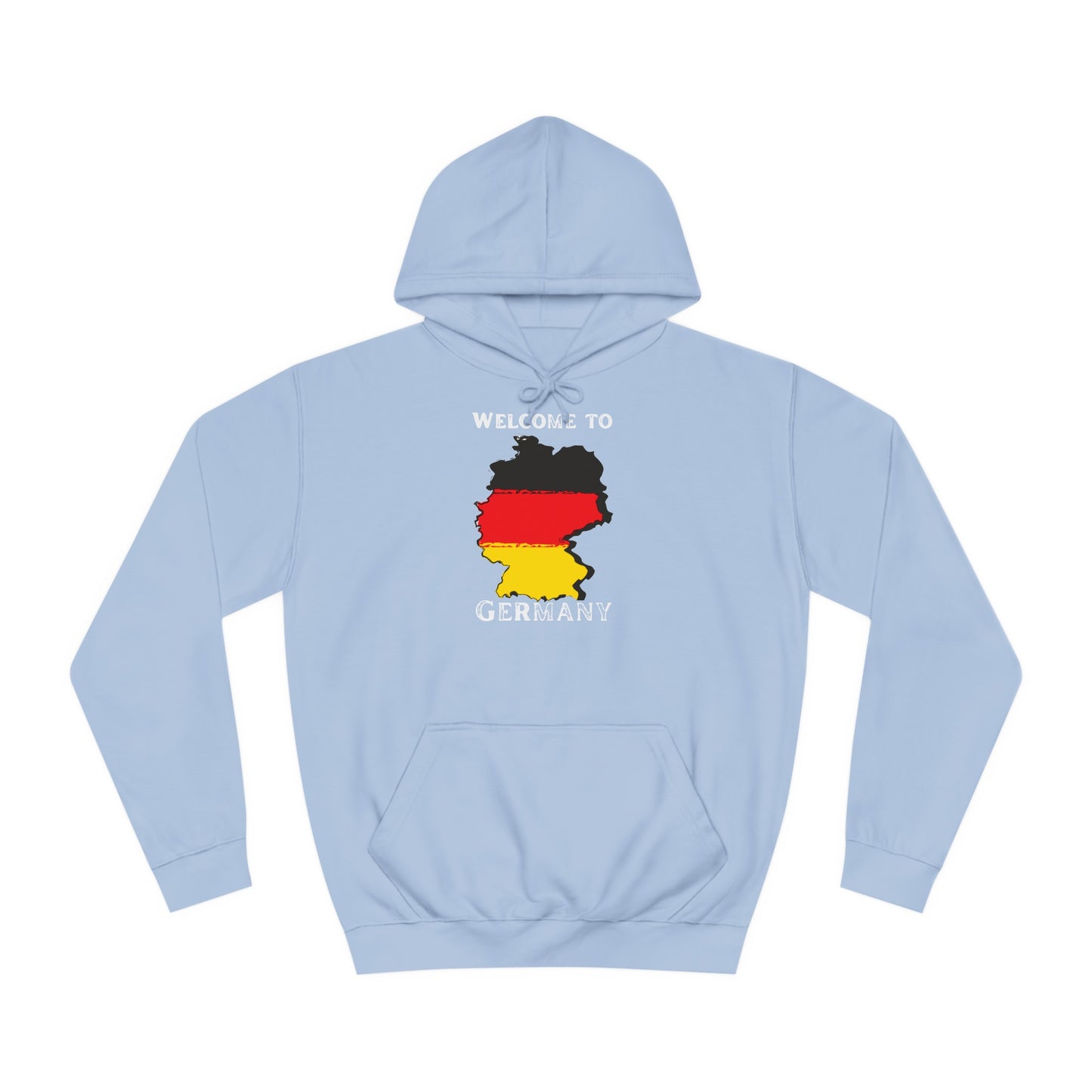 Welcome to Germany - Willkommen in Deutschland - Beidseitig bedruckt auf Unisex Hoodies