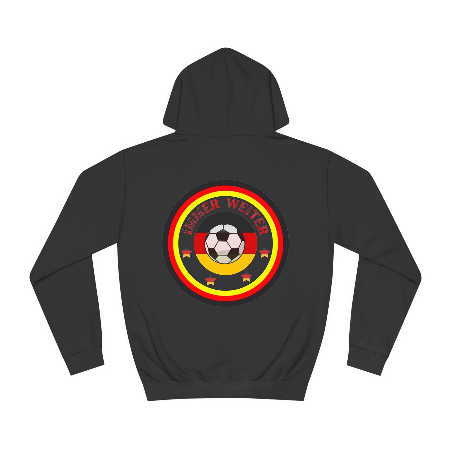 Einfach für Deutschland stehen - Immer witer - Hochwertige Unisex-Kapuzenpullover - Beidseitig