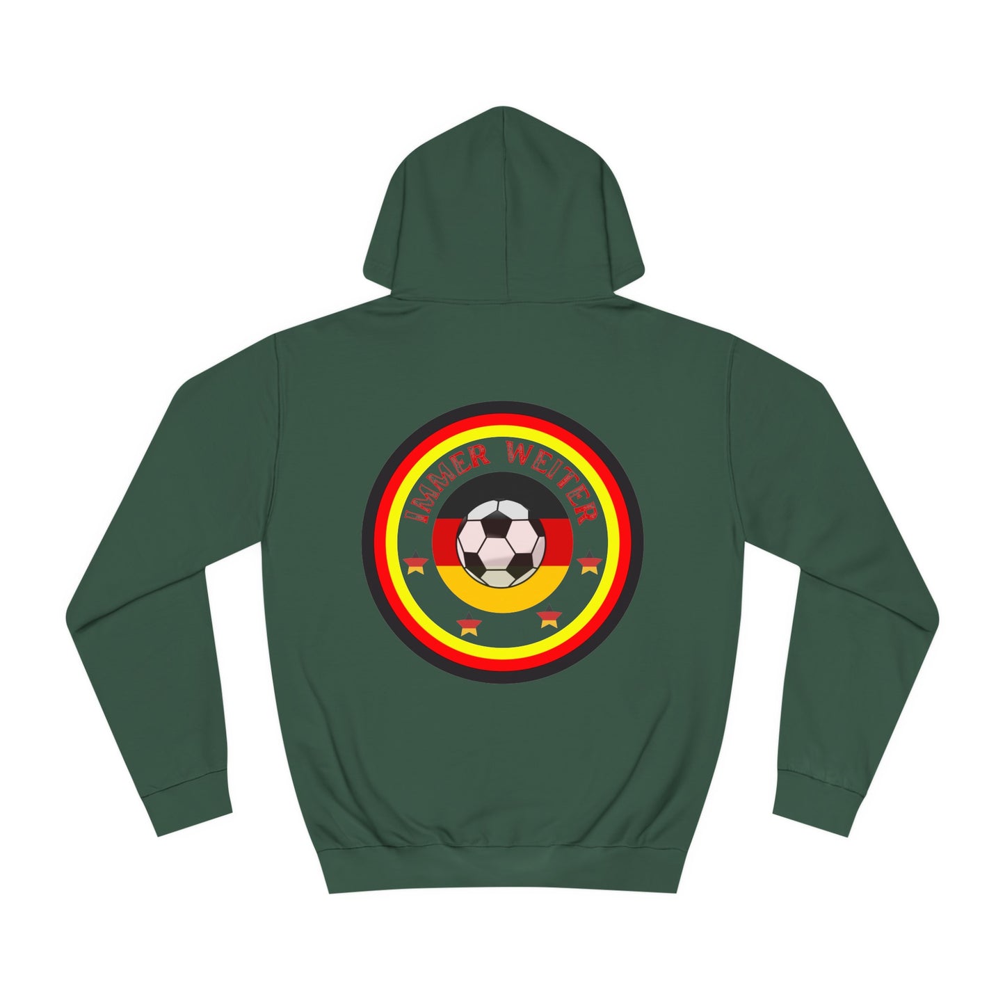 Einfach für Deutschland stehen - Immer witer - Hochwertige Unisex-Kapuzenpullover - Beidseitig