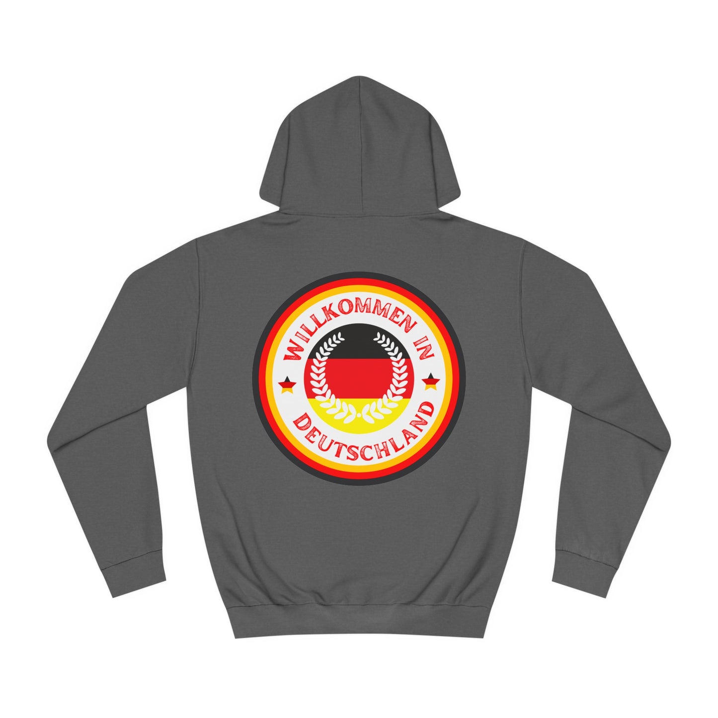 Welcome to Germany - Willkommen in Deutschland - Beidseitig bedruckt auf Unisex Hoodies