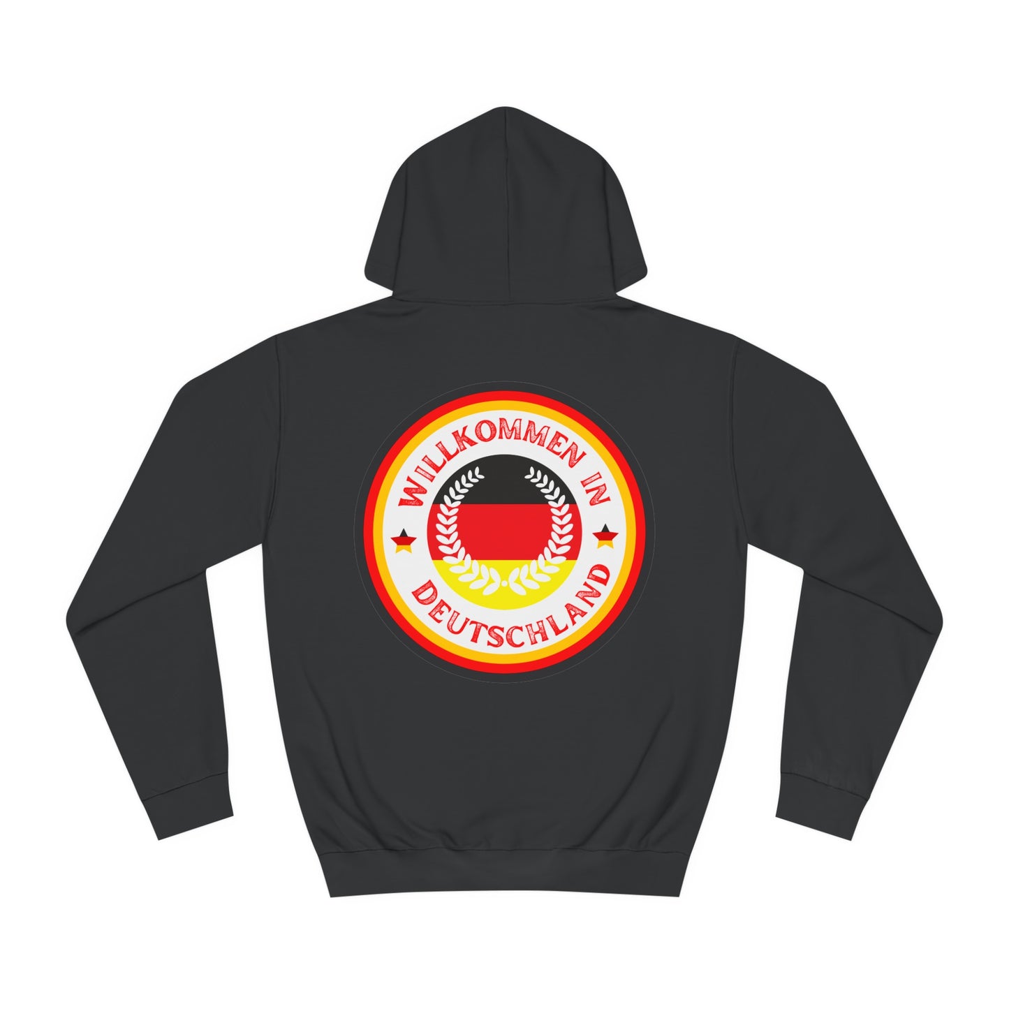 Welcome to Germany - Willkommen in Deutschland - Beidseitig bedruckt auf Unisex Hoodies