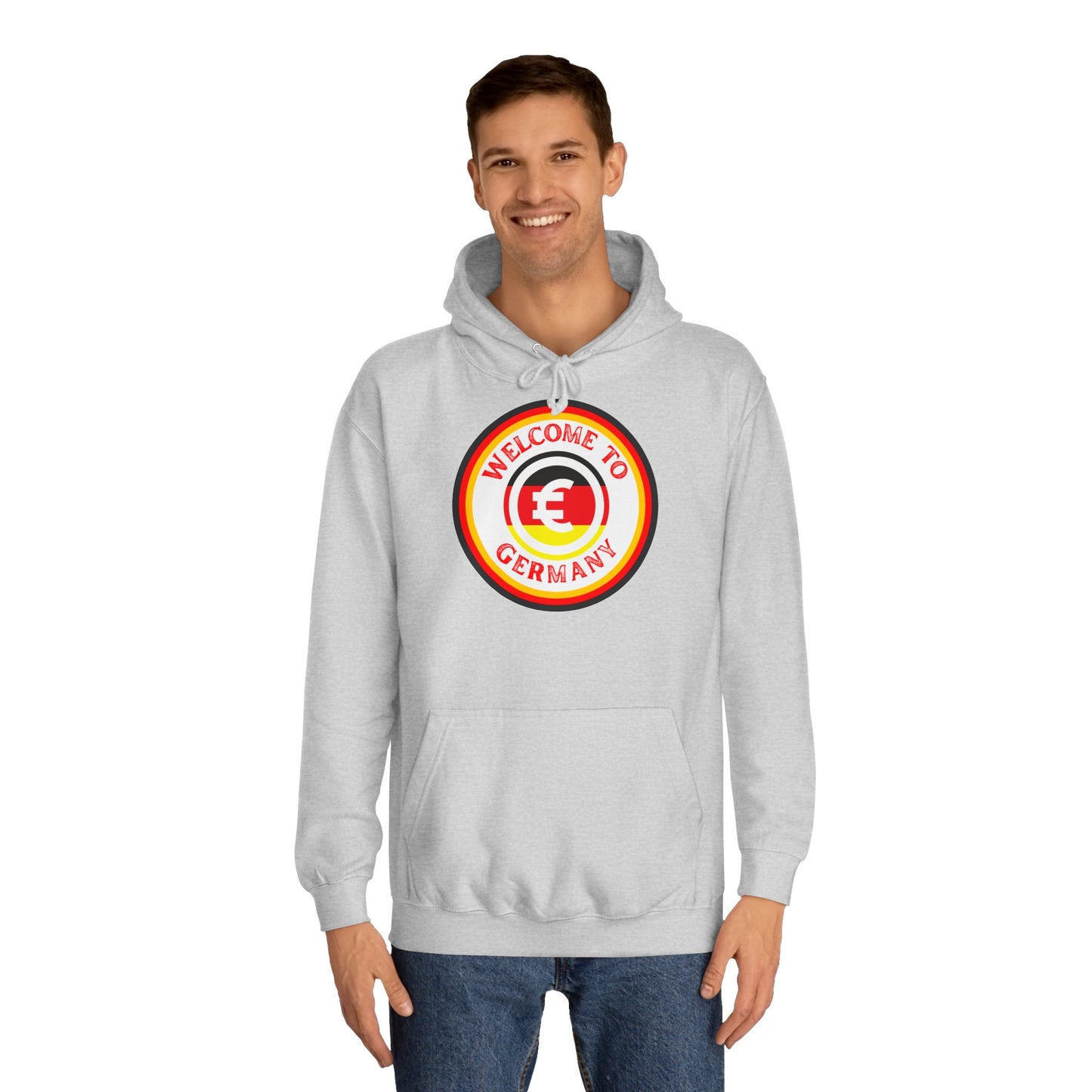 Willkommen in Deutschland, Welcome to Germany - auf hochwertige Unisex Hoodies tragen