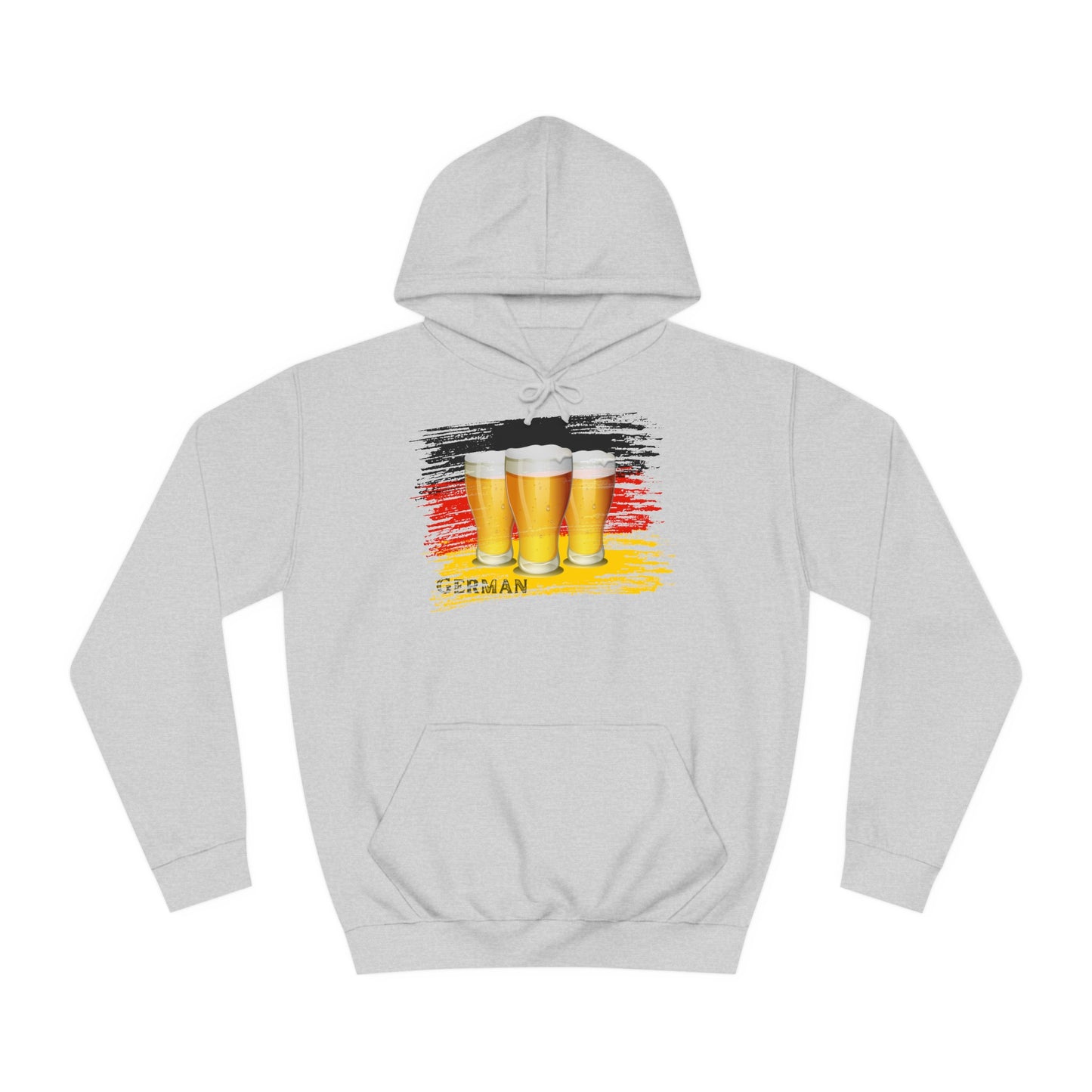 Bier Fans für Deutschland - auf Unisex Hoodies beidseitig bedruckt
