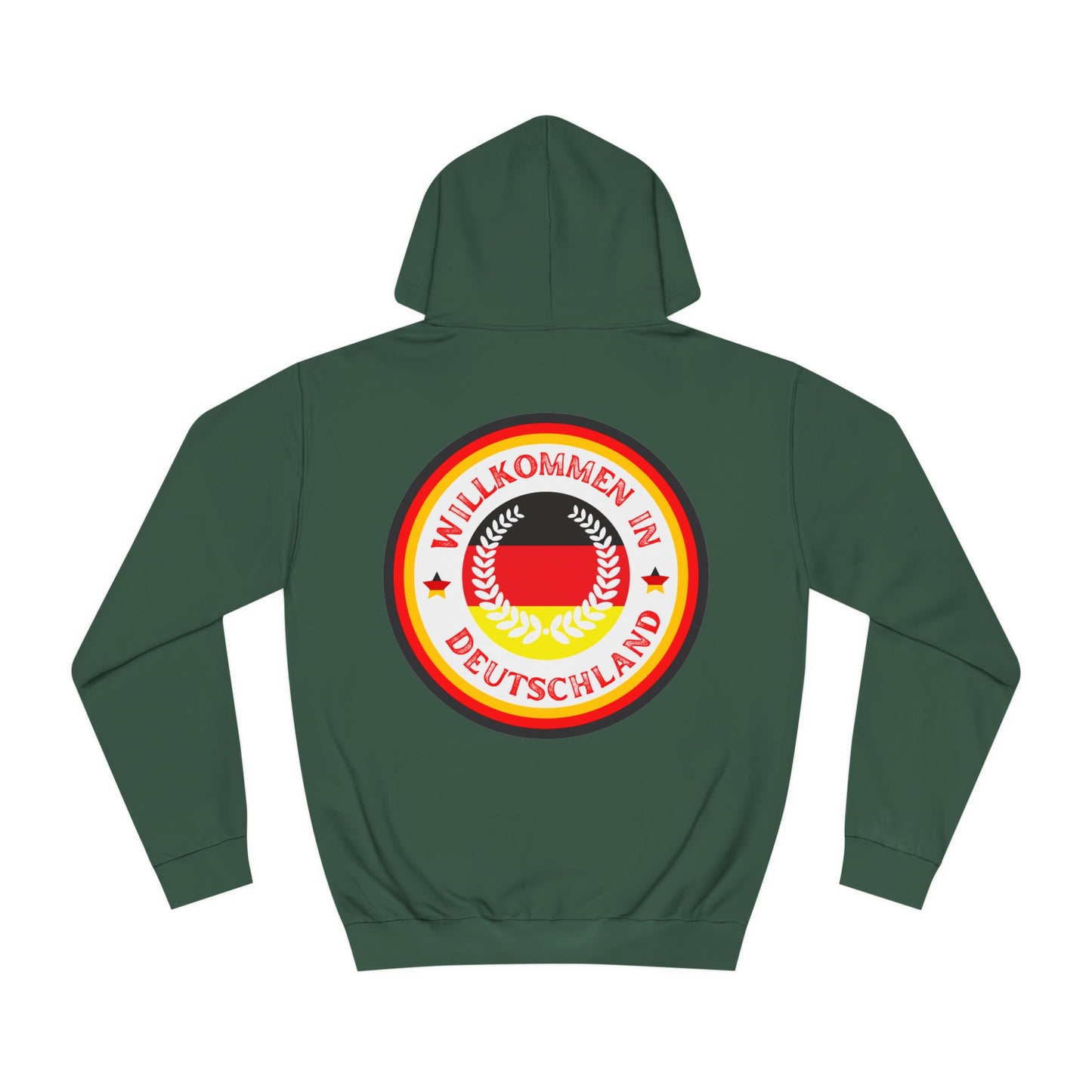 Welcome to Germany - Willkommen in Deutschland - Beidseitig bedruckt auf Unisex Hoodies