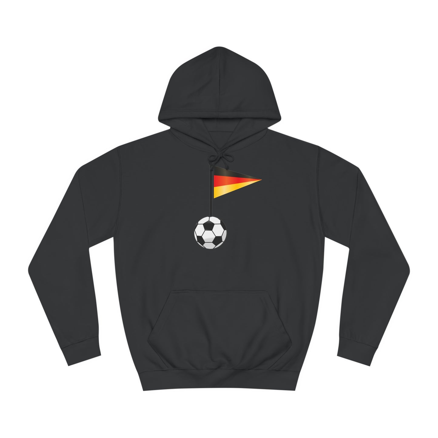 Einfach für Deutschland stehen - Immer witer - Hochwertige Unisex-Kapuzenpullover - Beidseitig