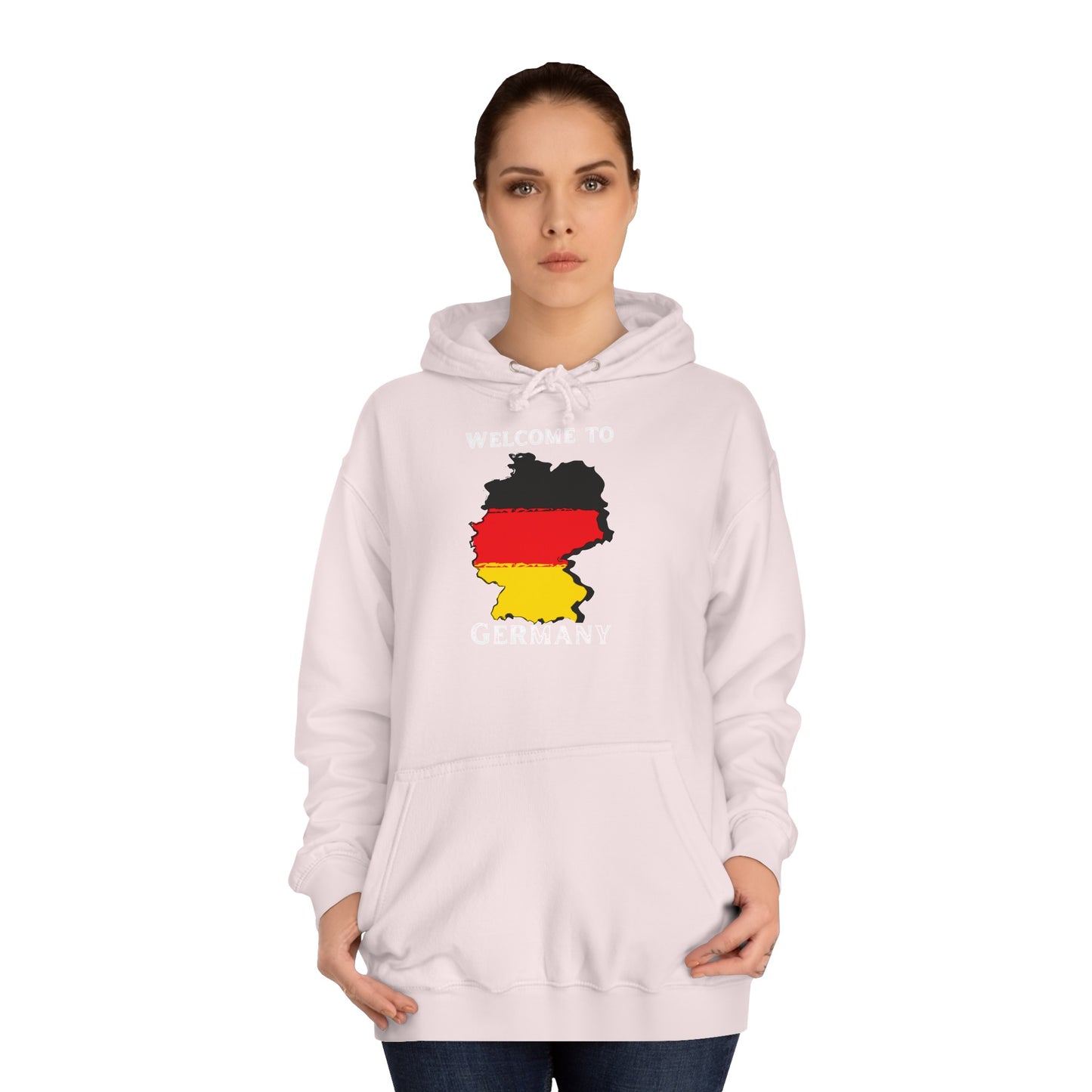 Welcome to Germany - Willkommen in Deutschland - Beidseitig bedruckt auf Unisex Hoodies