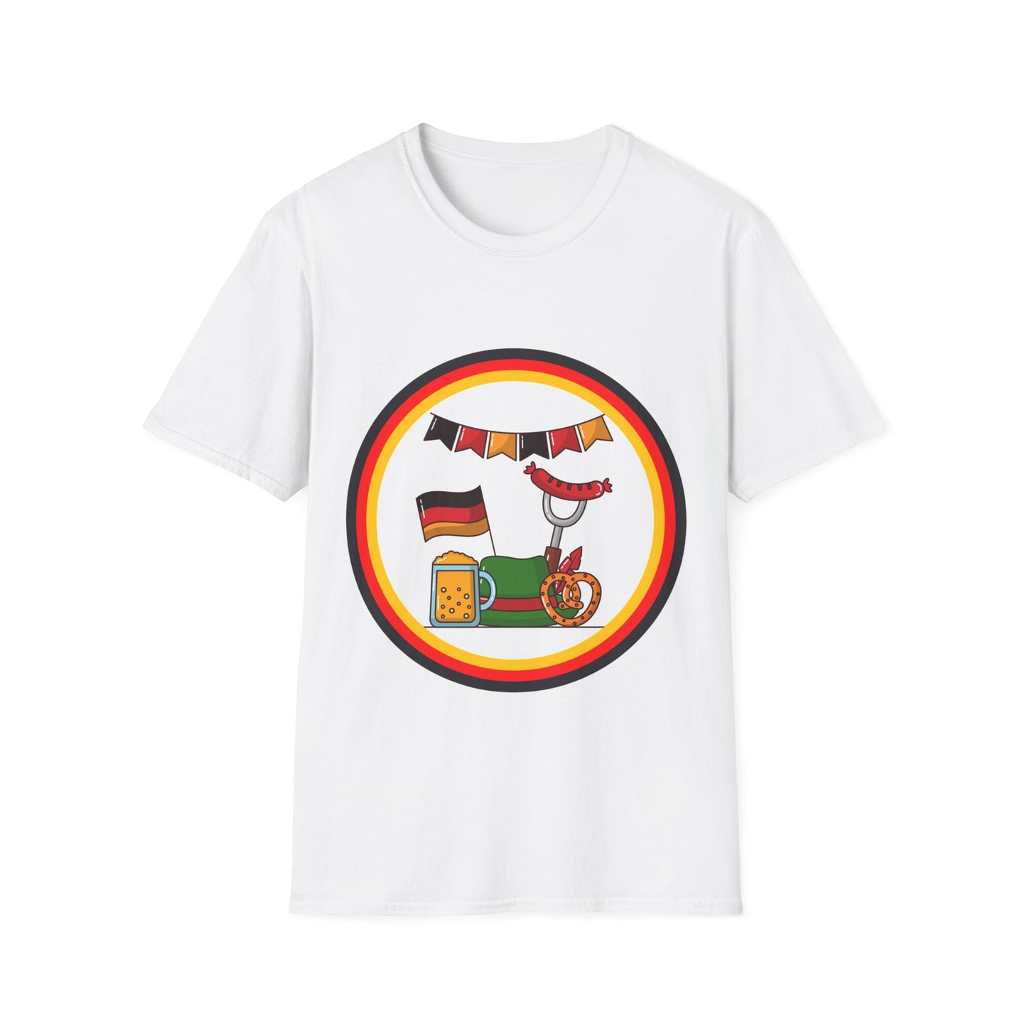 Willkommen in Deutschland's Oktoberfest auf Unisex fan T-Shirt - Welcome to Germany beer party