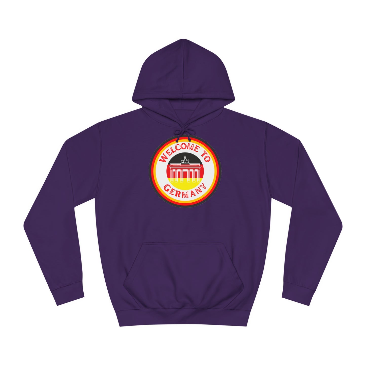 Willkommen in Deutschland - auf hochwertige Unisex Hoodies tragen - Beide Seiten gedruckt