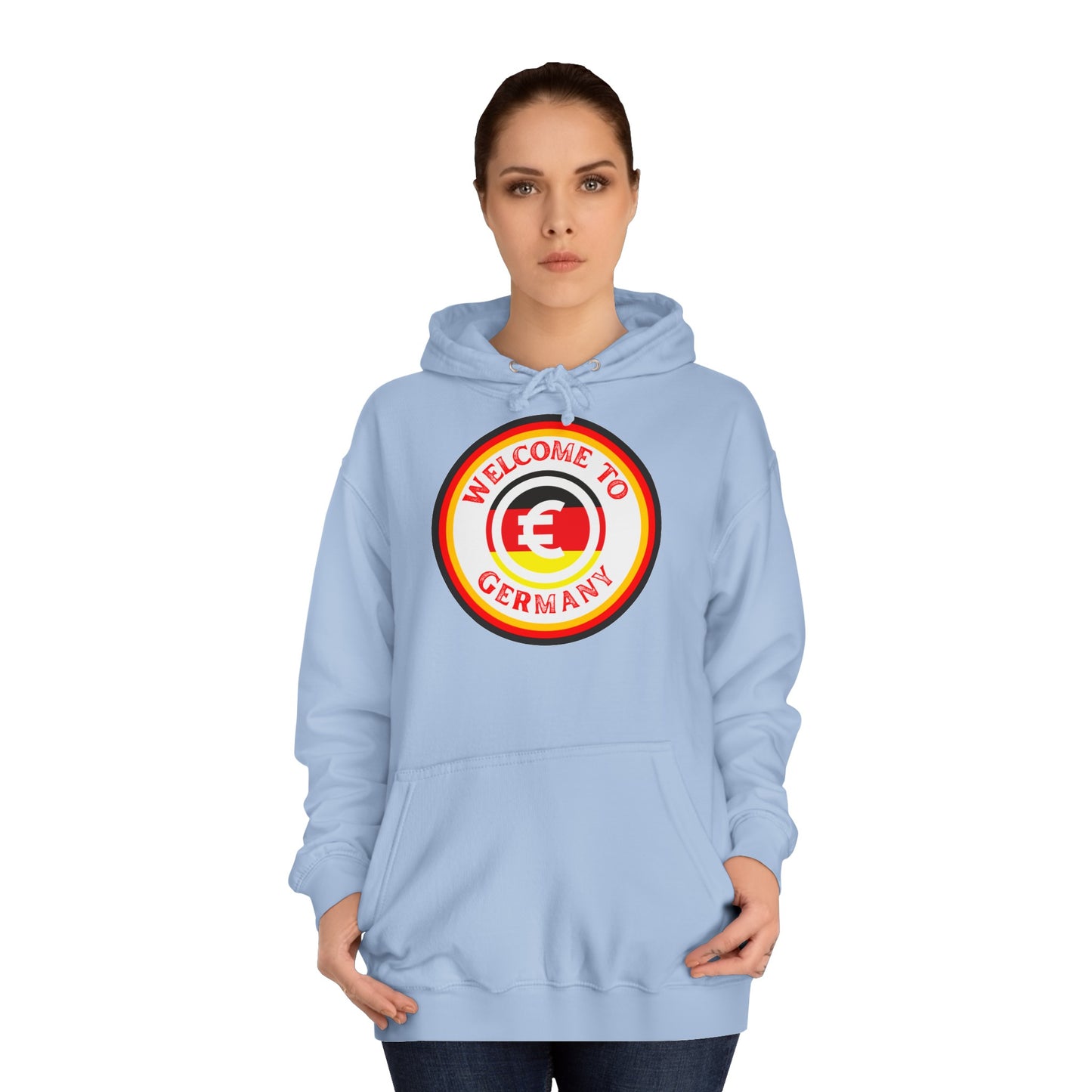 Willkommen in Deutschland, Welcome to Germany - auf hochwertige Unisex Hoodies tragen