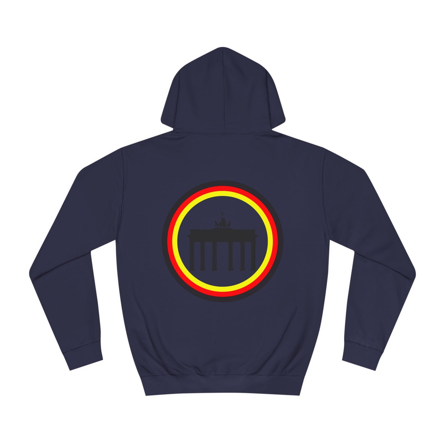 Brandenburger Tor auf Unisex-College-Hoodie, Kapuzenpullover, beidseitig bedruckt