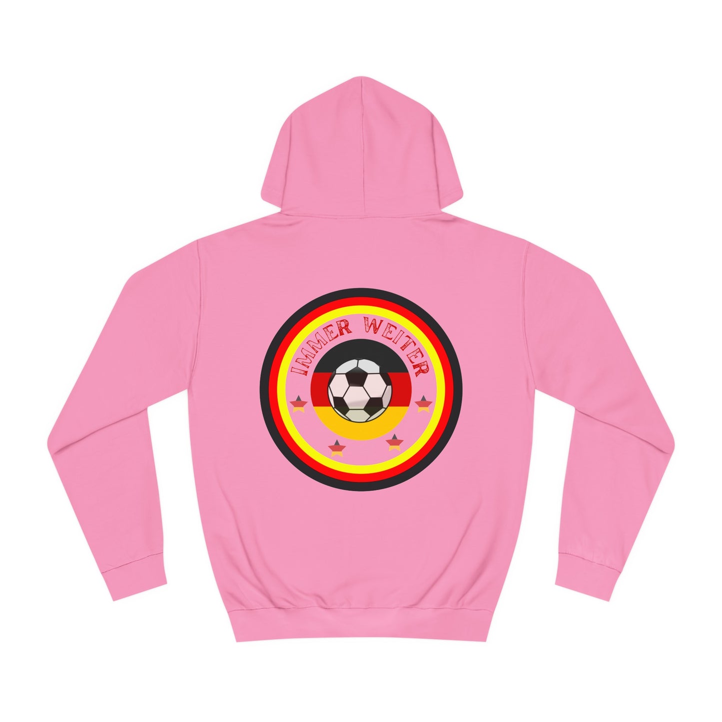 Einfach für Deutschland stehen - Immer witer - Hochwertige Unisex-Kapuzenpullover - Beidseitig