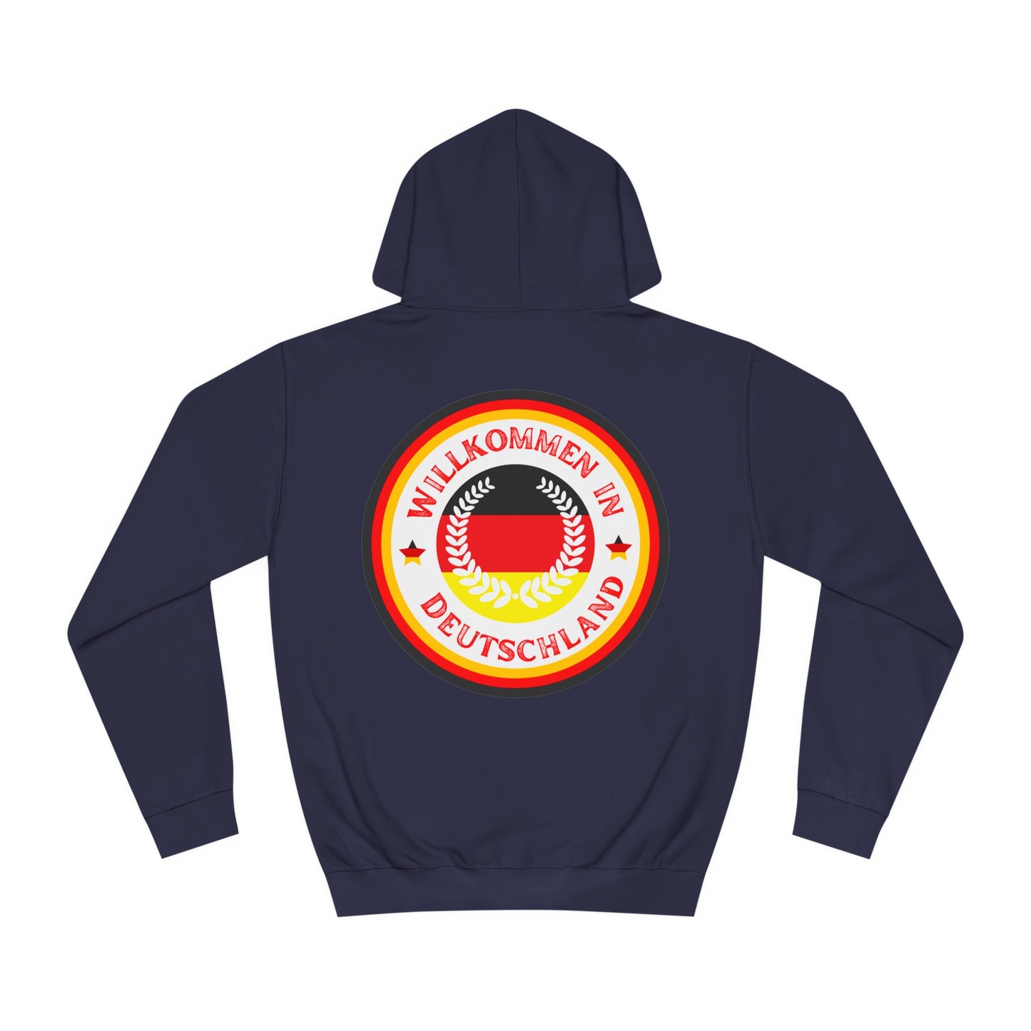 Welcome to Germany - Willkommen in Deutschland - Beidseitig bedruckt auf Unisex Hoodies