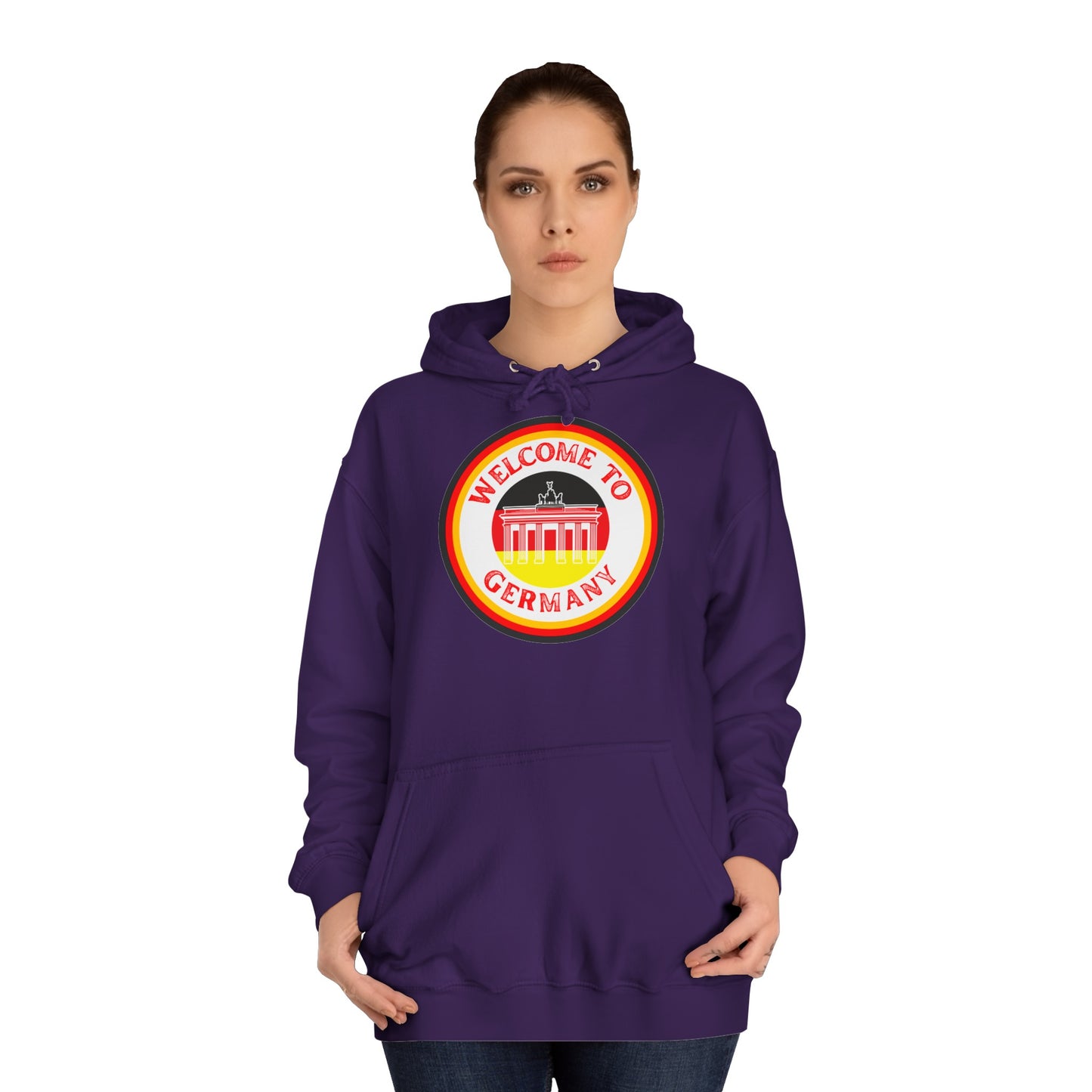 Willkommen in Deutschland - auf hochwertige Unisex Hoodies tragen - Beide Seiten gedruckt