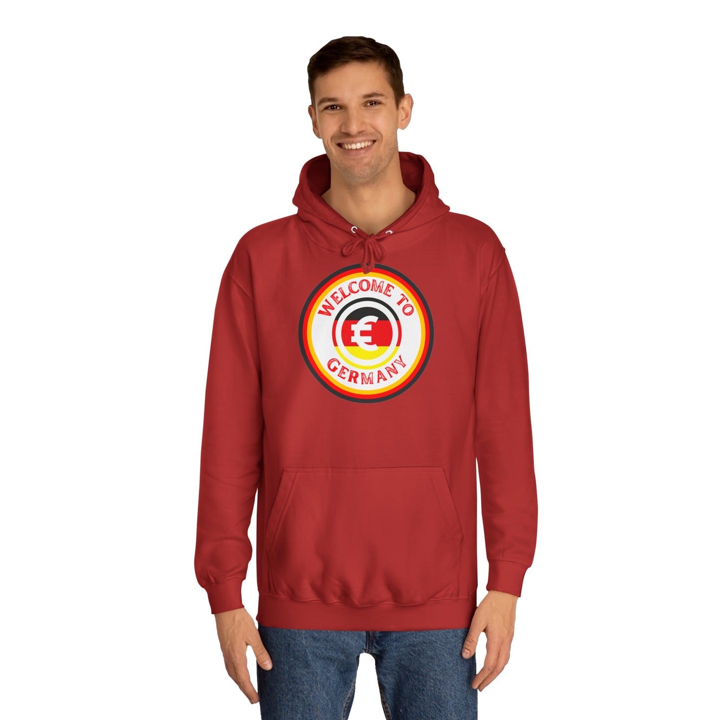 Willkommen in Deutschland, Welcome to Germany - auf hochwertige Unisex Hoodies tragen