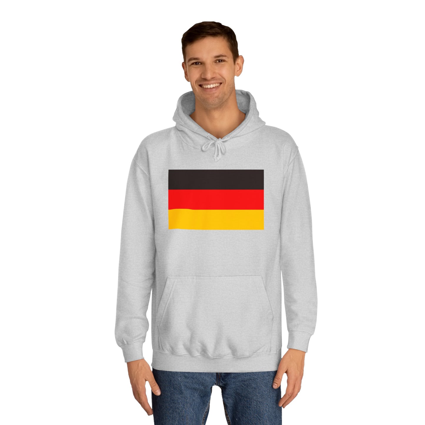 Hochwertige Unisex-Hoodies mit gedruckter deutscher Flagge