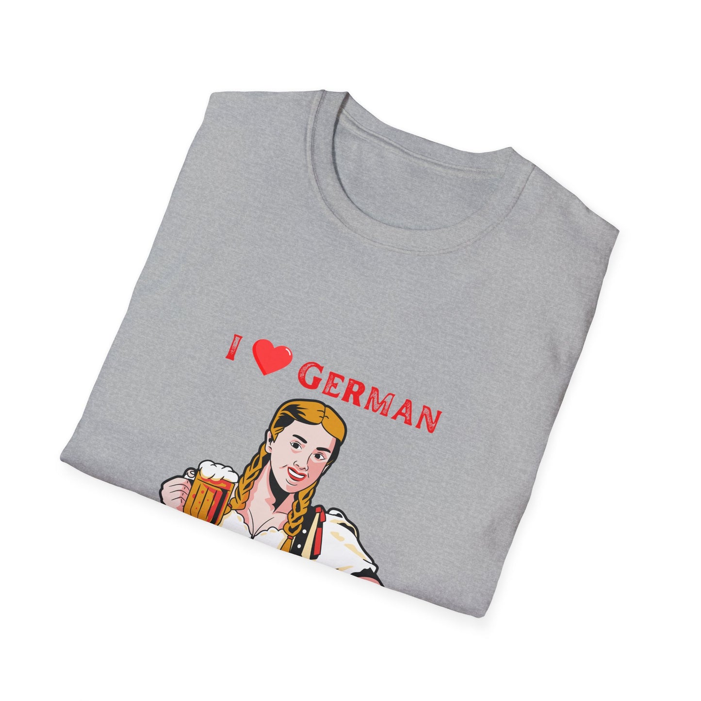 Deutsche Mädels auf Unisex-T-Shirts gedruckt - Sehr hübsch!