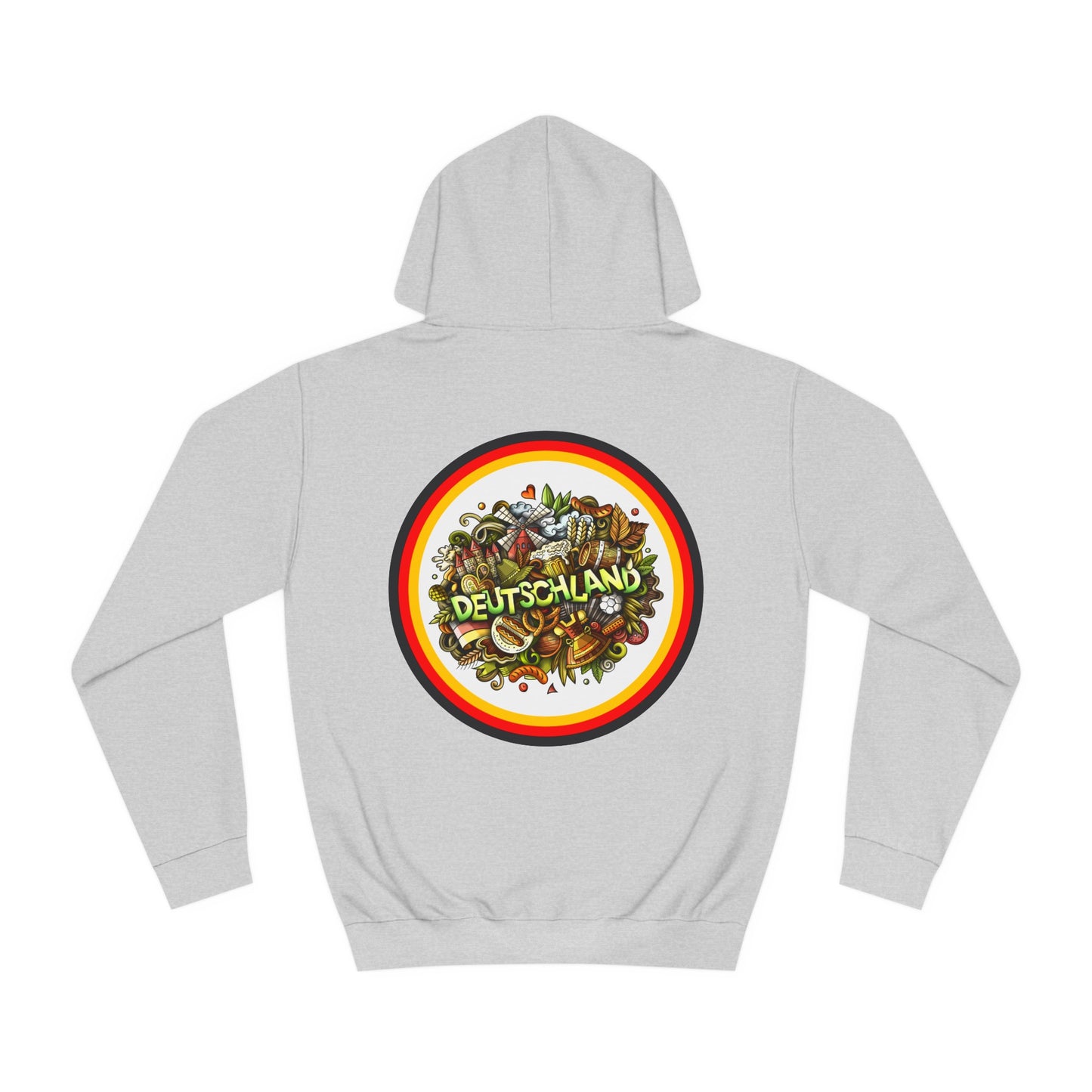 Bier Fans für Deutschland - auf Unisex Hoodies beidseitig bedruckt