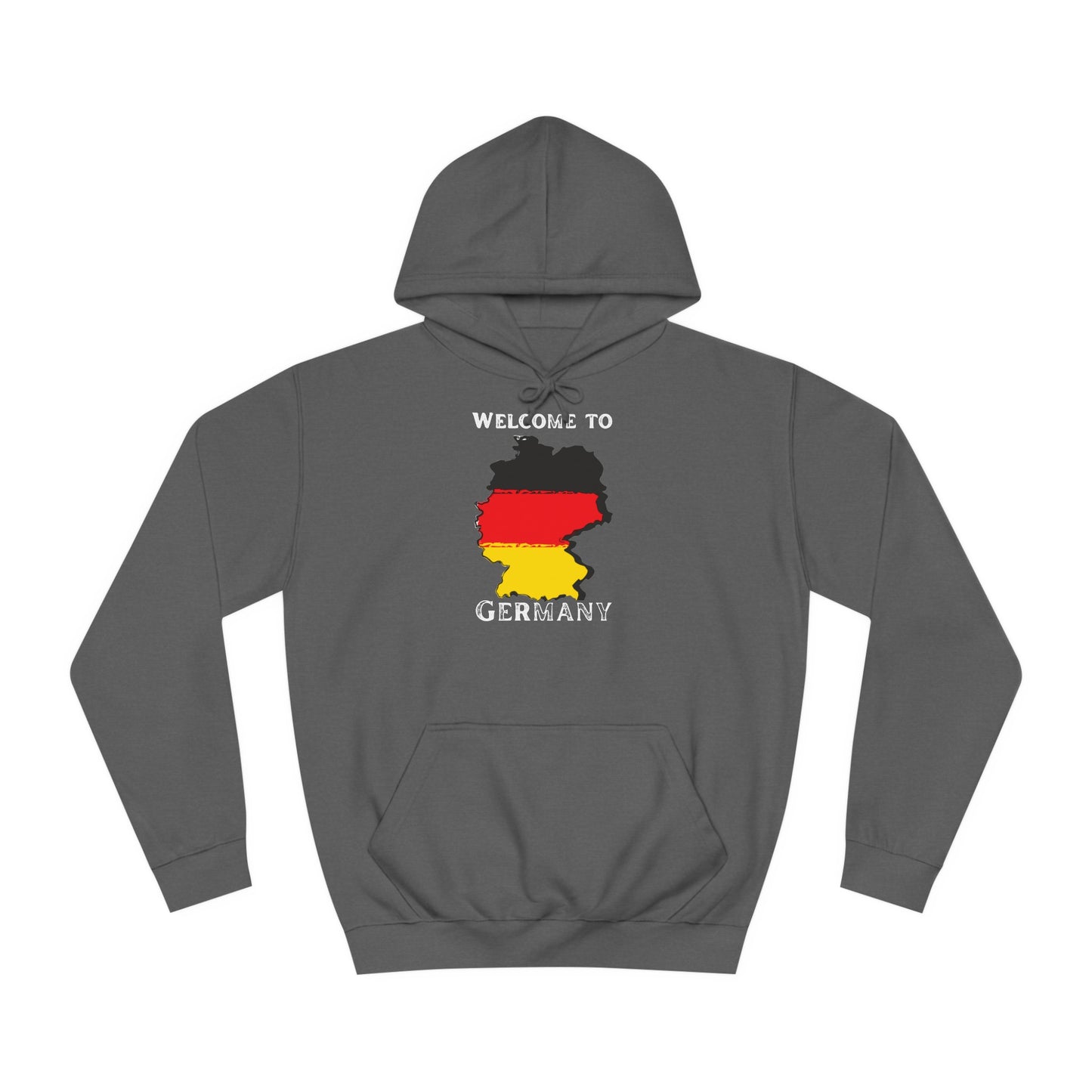 Welcome to Germany - Willkommen in Deutschland - Beidseitig bedruckt auf Unisex Hoodies