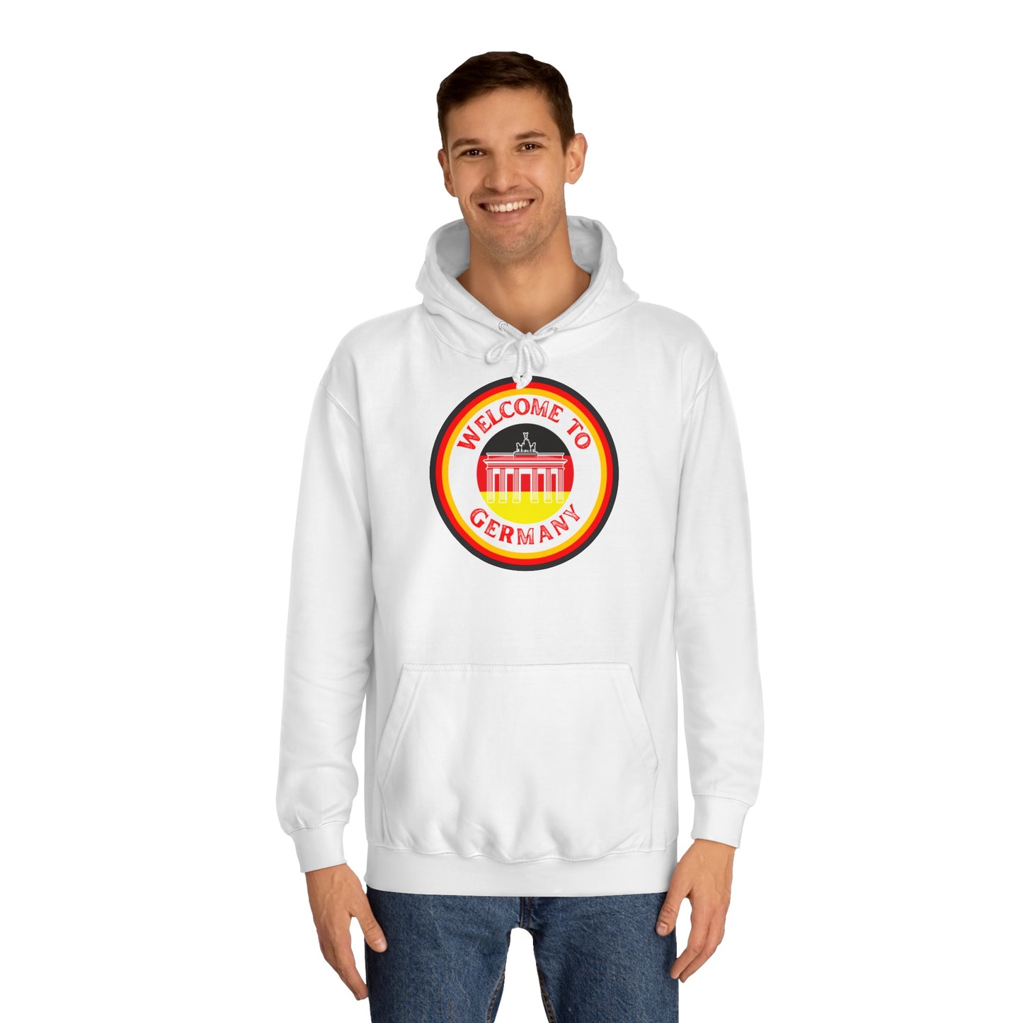 Willkommen in Deutschland - auf hochwertige Unisex Hoodies tragen - Beide Seiten gedruckt