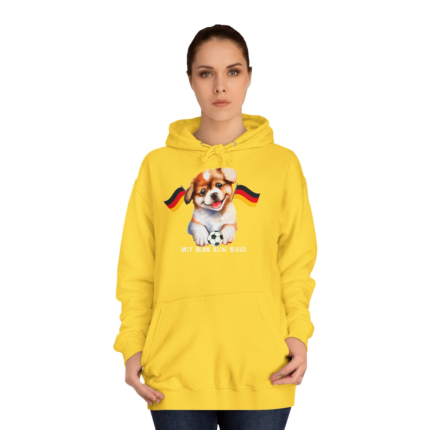 Mit bis zum Sieg - Ein Land der Siege - Hochwertige Unisex-Kapuzenpullover - Beidseitig gedruckt