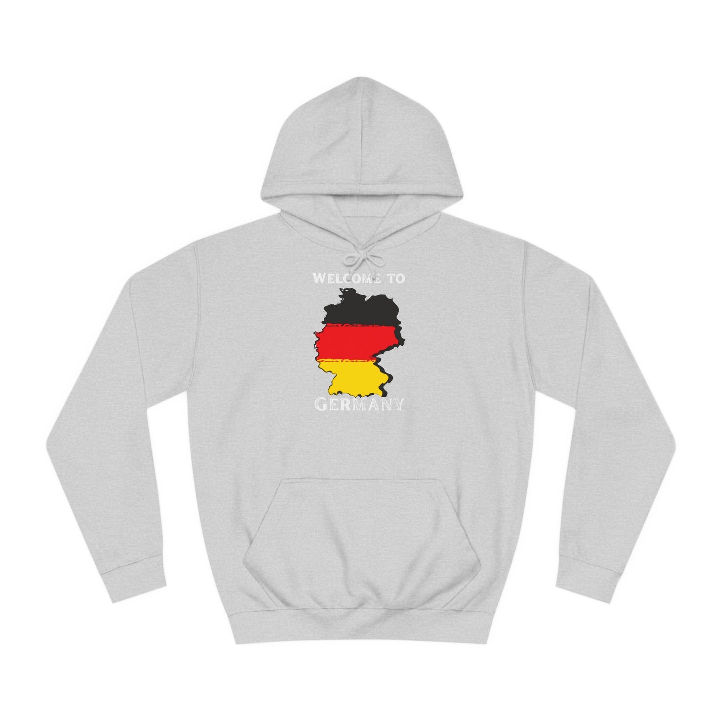 Welcome to Germany - Willkommen in Deutschland - Beidseitig bedruckt auf Unisex Hoodies
