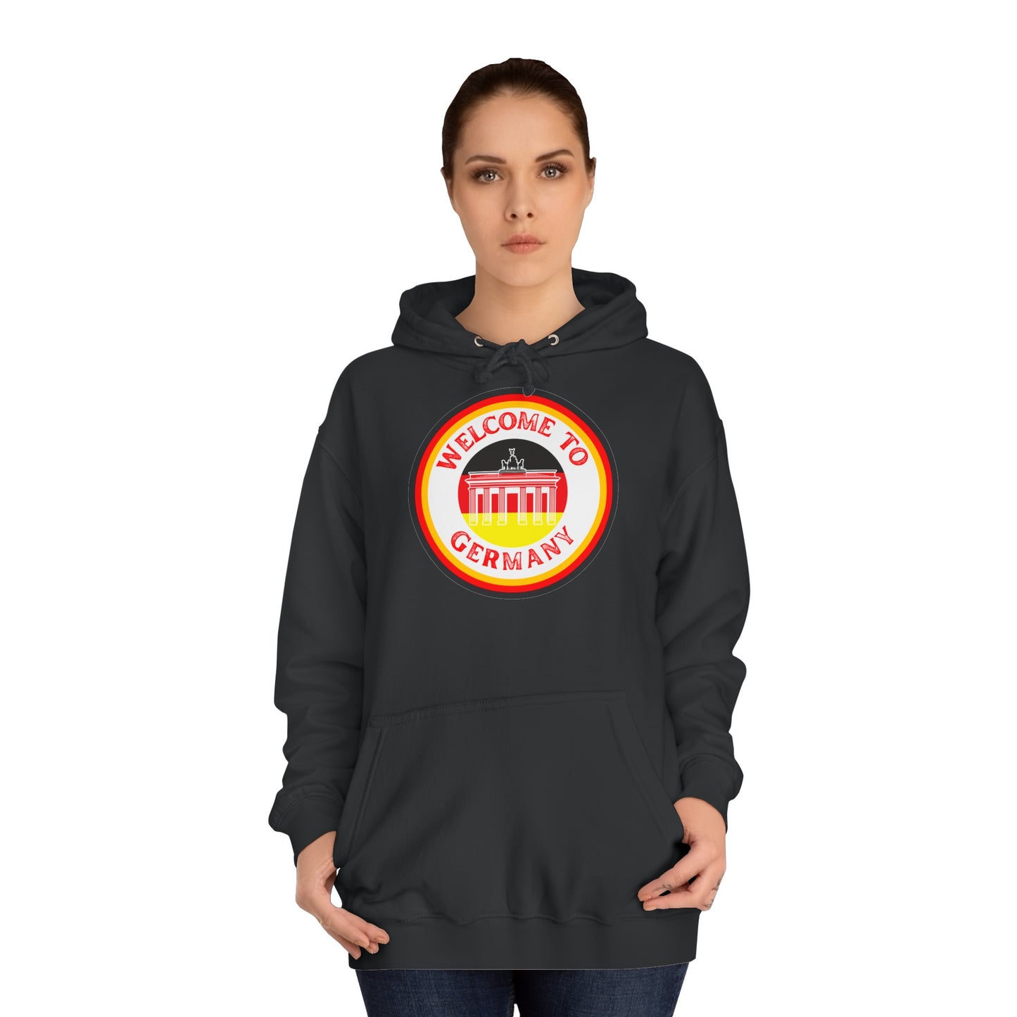 Willkommen in Deutschland - auf hochwertige Unisex Hoodies tragen - Beide Seiten gedruckt