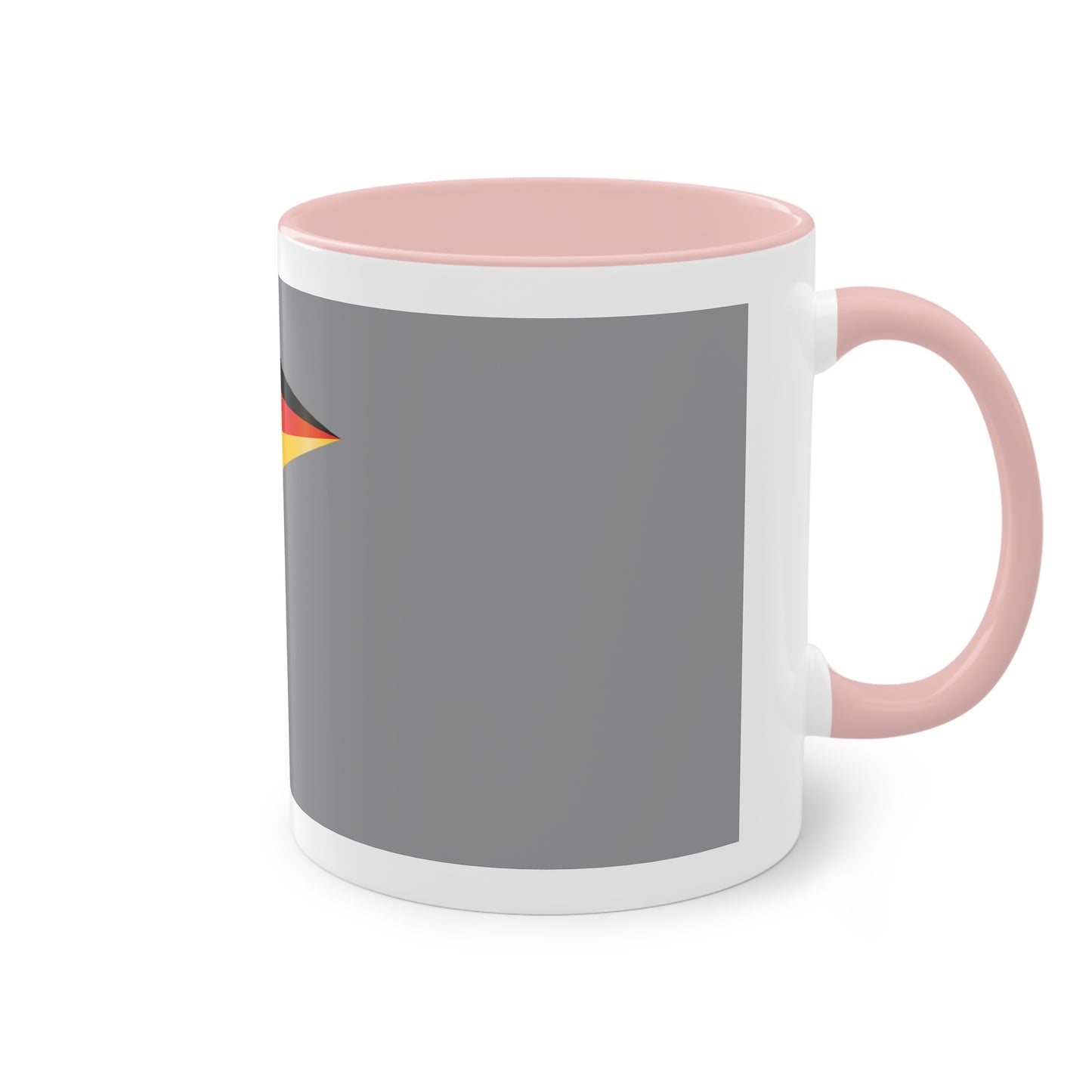 Hochwertige Teetassen mit deutschen Kulturmotiven - Soccer Motiv– Perfekt für den Morgenkaffee, weißer Außenbereich mit mehrfarbigem Innenbereich und Henkel, große; 11 Unzen
