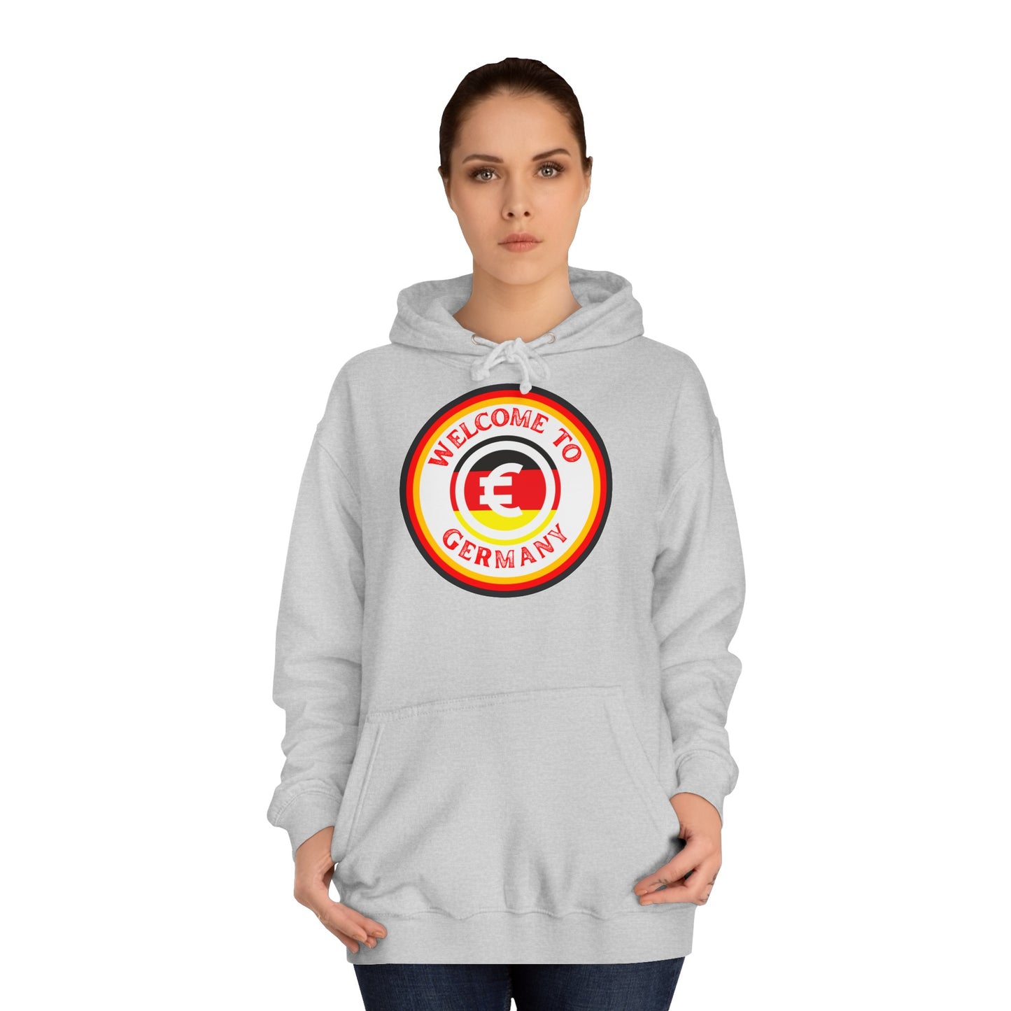 Willkommen in Deutschland, Welcome to Germany - auf hochwertige Unisex Hoodies tragen