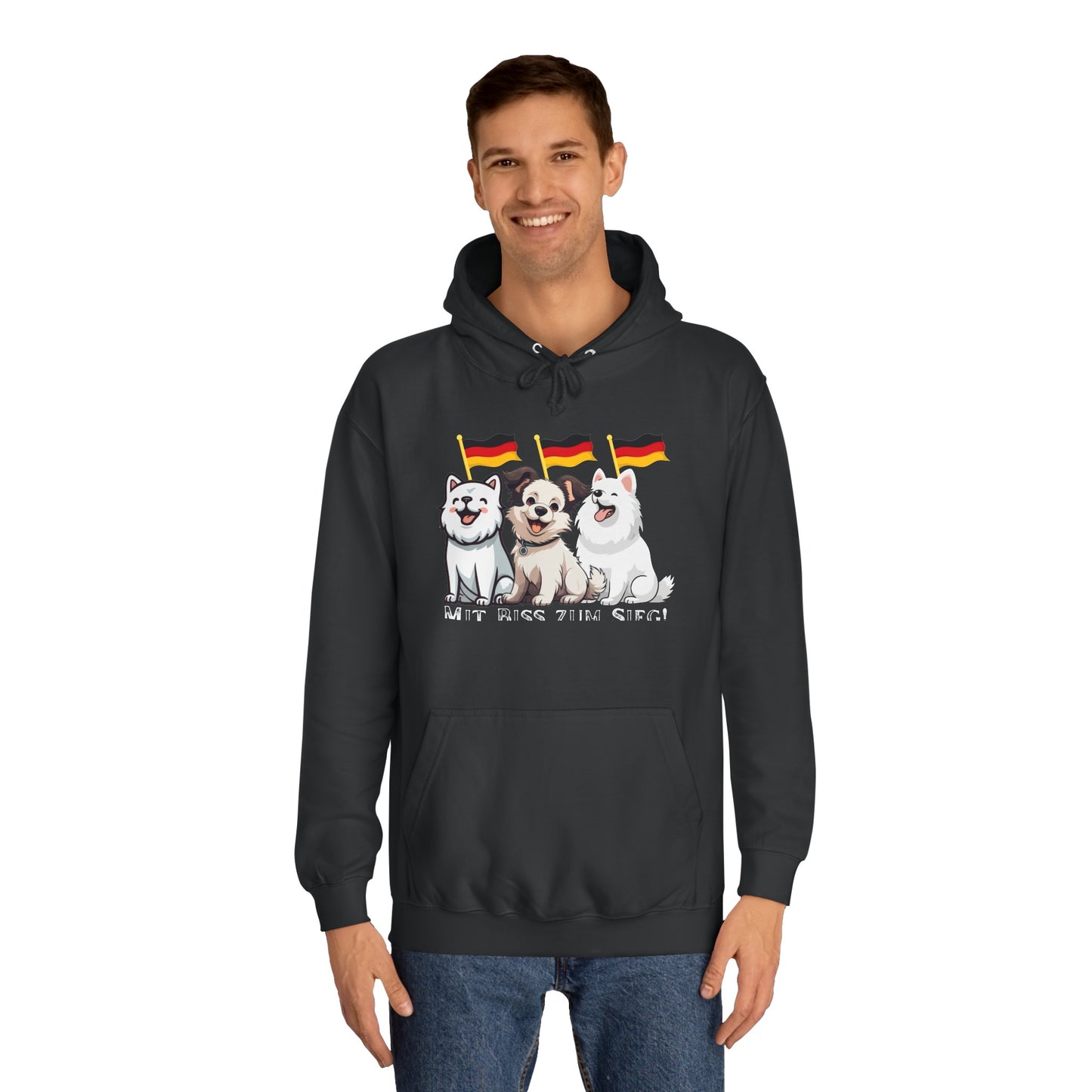Deutsche Welpen als beste Fans aller Zeiten - gedruckt auf hochwertigen Hoodies.