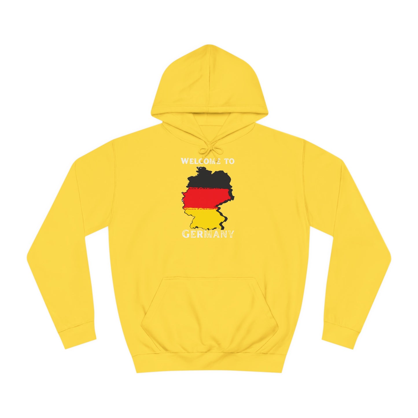 Welcome to Germany - Willkommen in Deutschland - Beidseitig bedruckt auf Unisex Hoodies