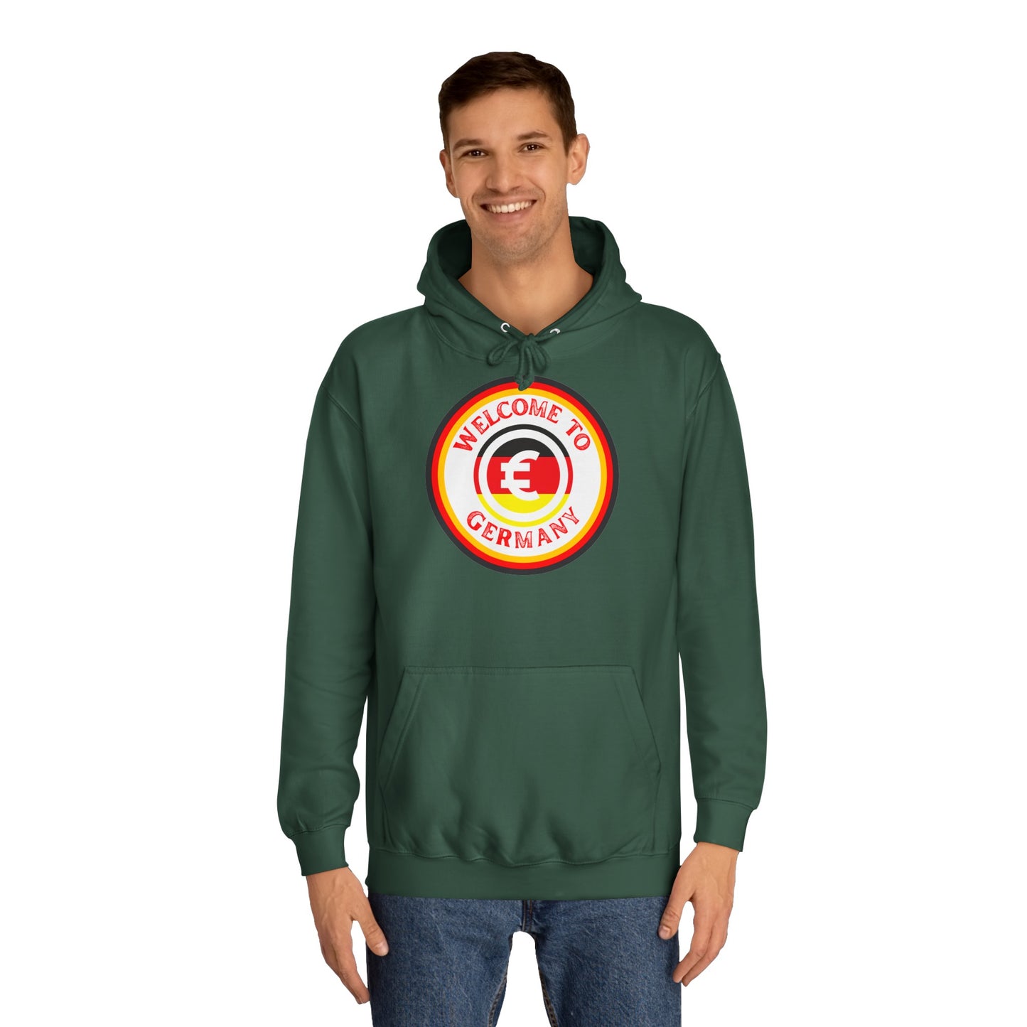 Willkommen in Deutschland, Welcome to Germany - auf hochwertige Unisex Hoodies tragen